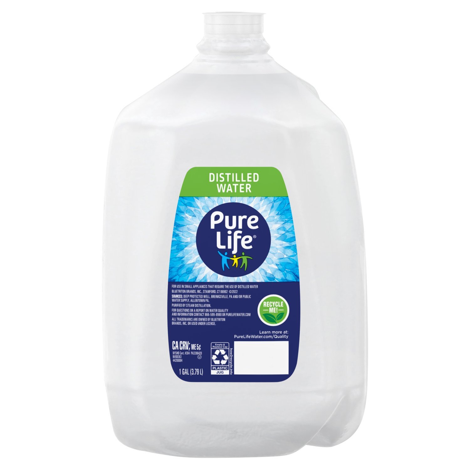 Pure Life Distilled Water, 1 gal - The Fresh Grocer
