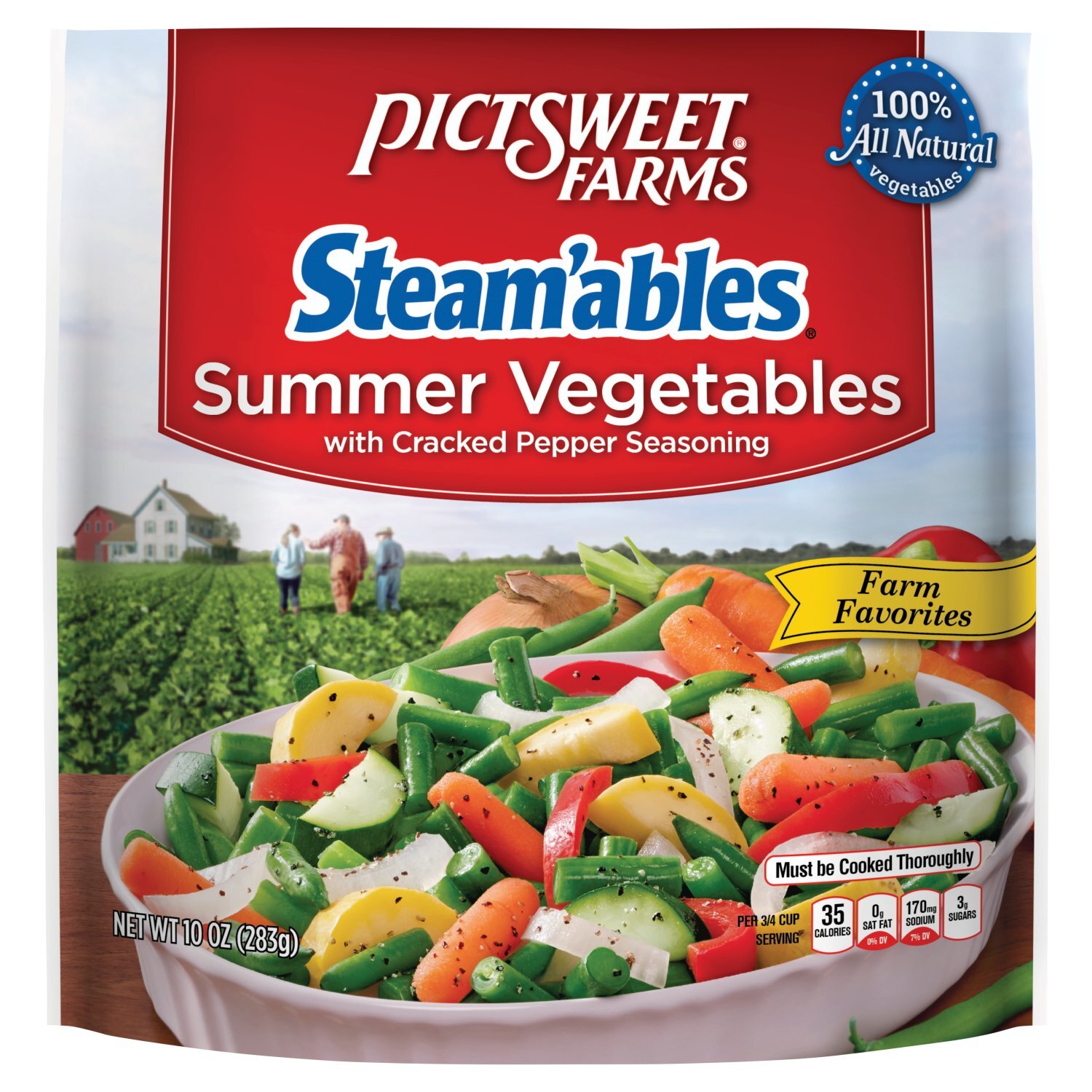 Pictsweet Farms Steam'ables Summer Vegetables, 10 oz Image 1 of 6