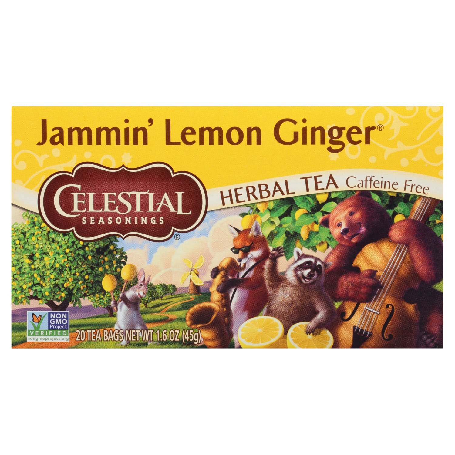 Celestial Seasonings® Jammin' Lemon Ginger® Caffeine Free Herbal