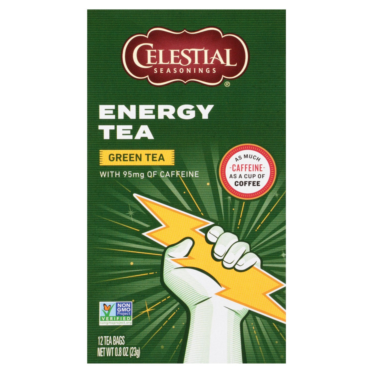 Celestial Seasonings® Energy Tea Green Tea Bags 12 ct Box - Fairway