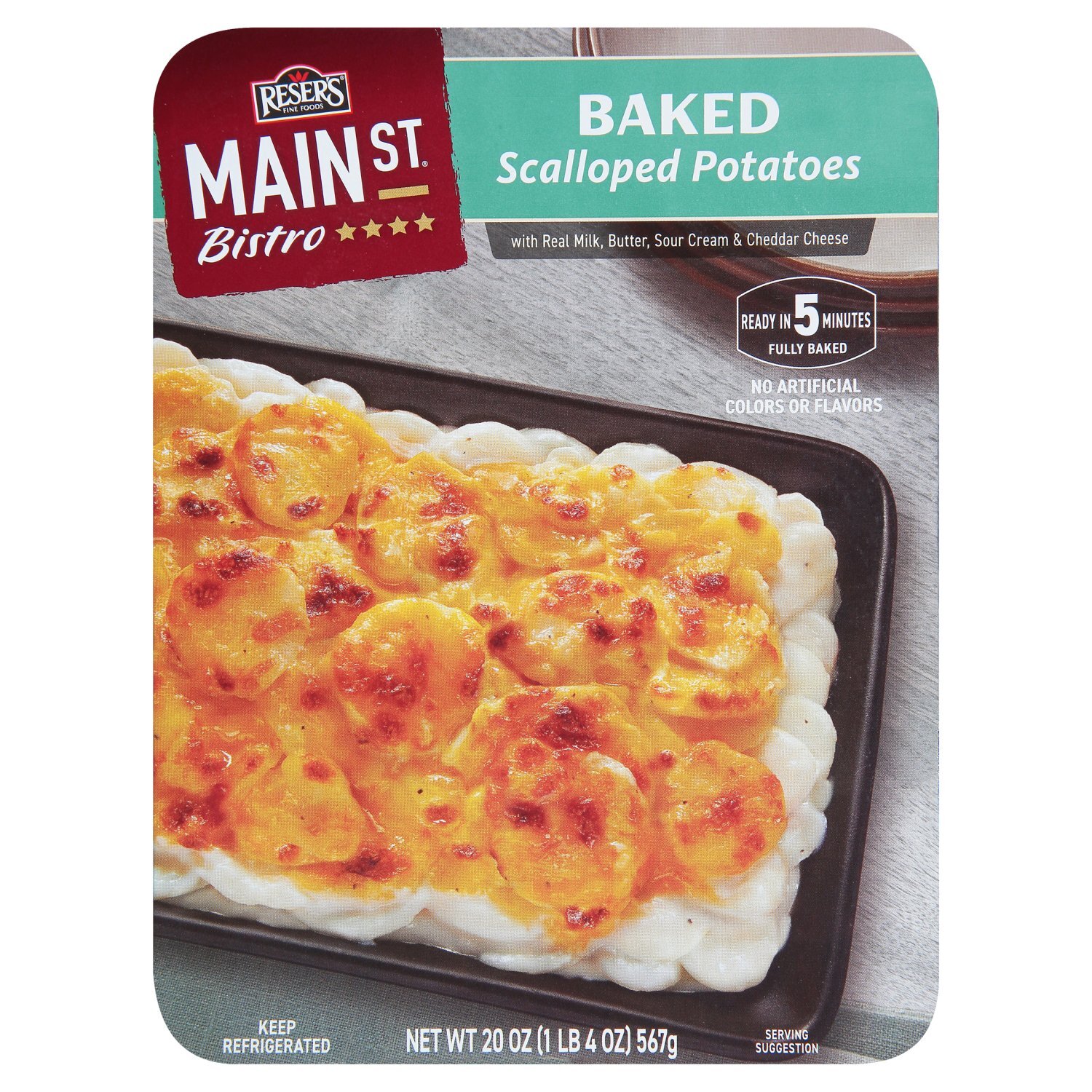 Reser's Fine Foods Main St Bistro Baked Scalloped Potatoes, 20 oz Image 1 of 7