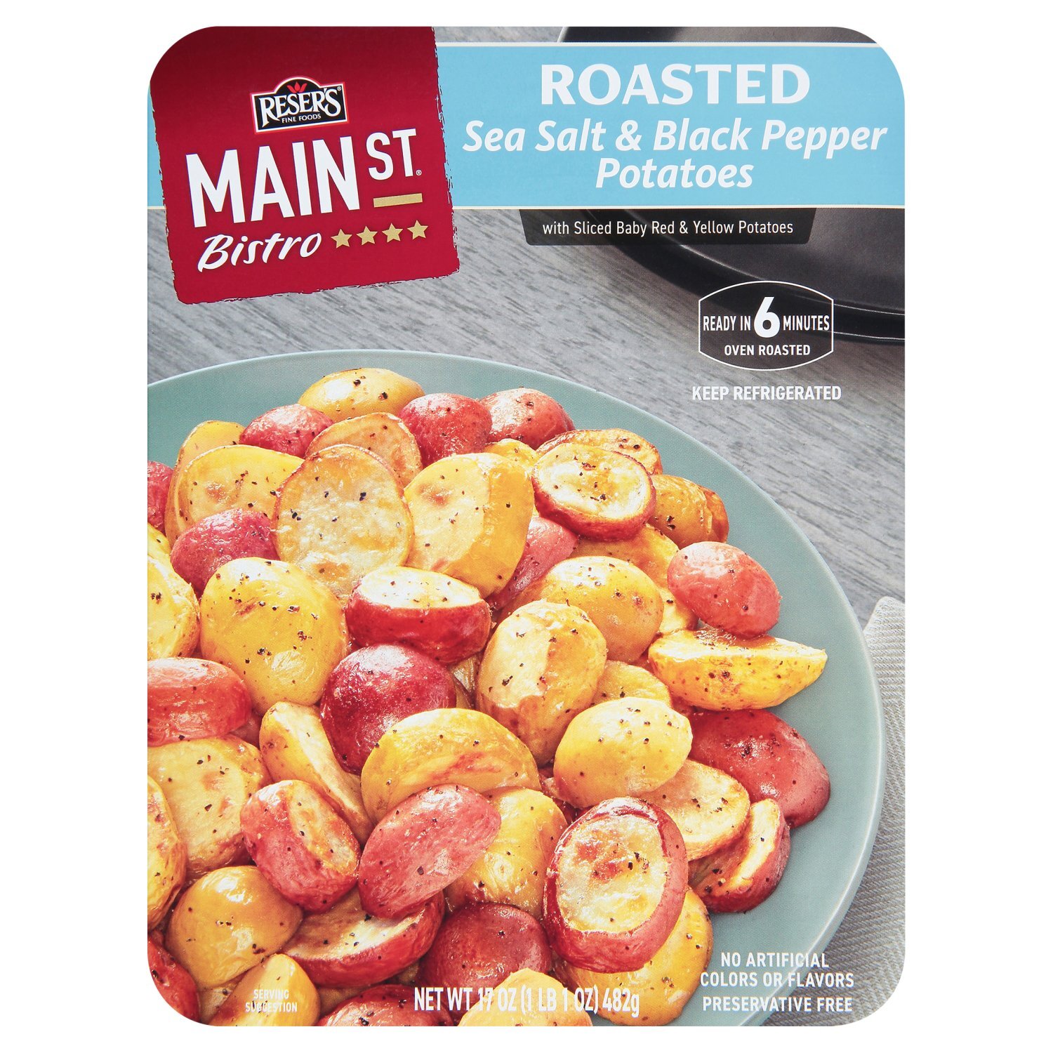 Reser's Fine Foods Main St Bistro Roasted Sea Salt & Black Pepper Potatoes, 17 oz Image 1 of 7