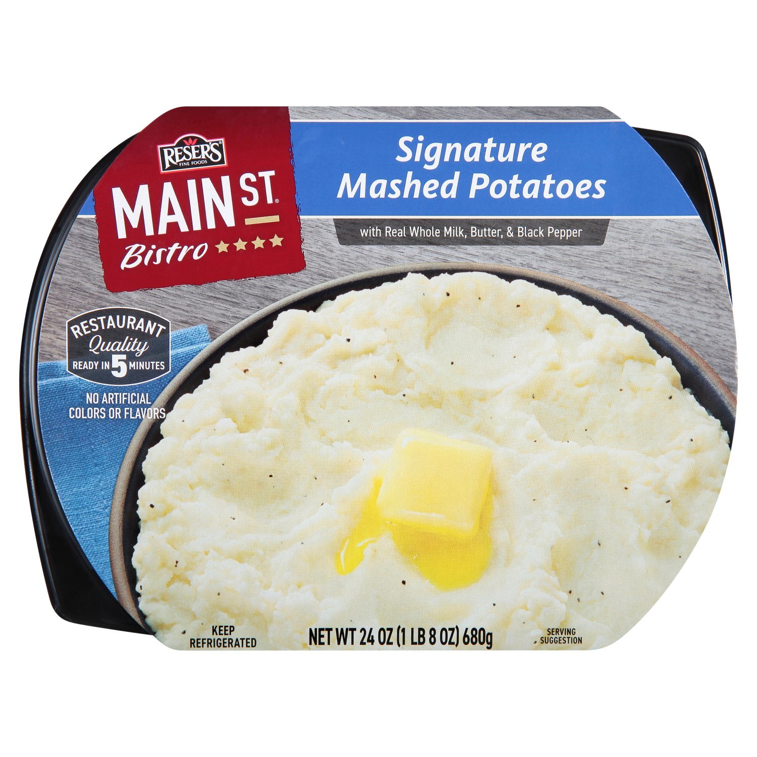 Reser's Fine Foods Main St Bistro Signature Mashed Potatoes, 24 oz Image 1 of 6