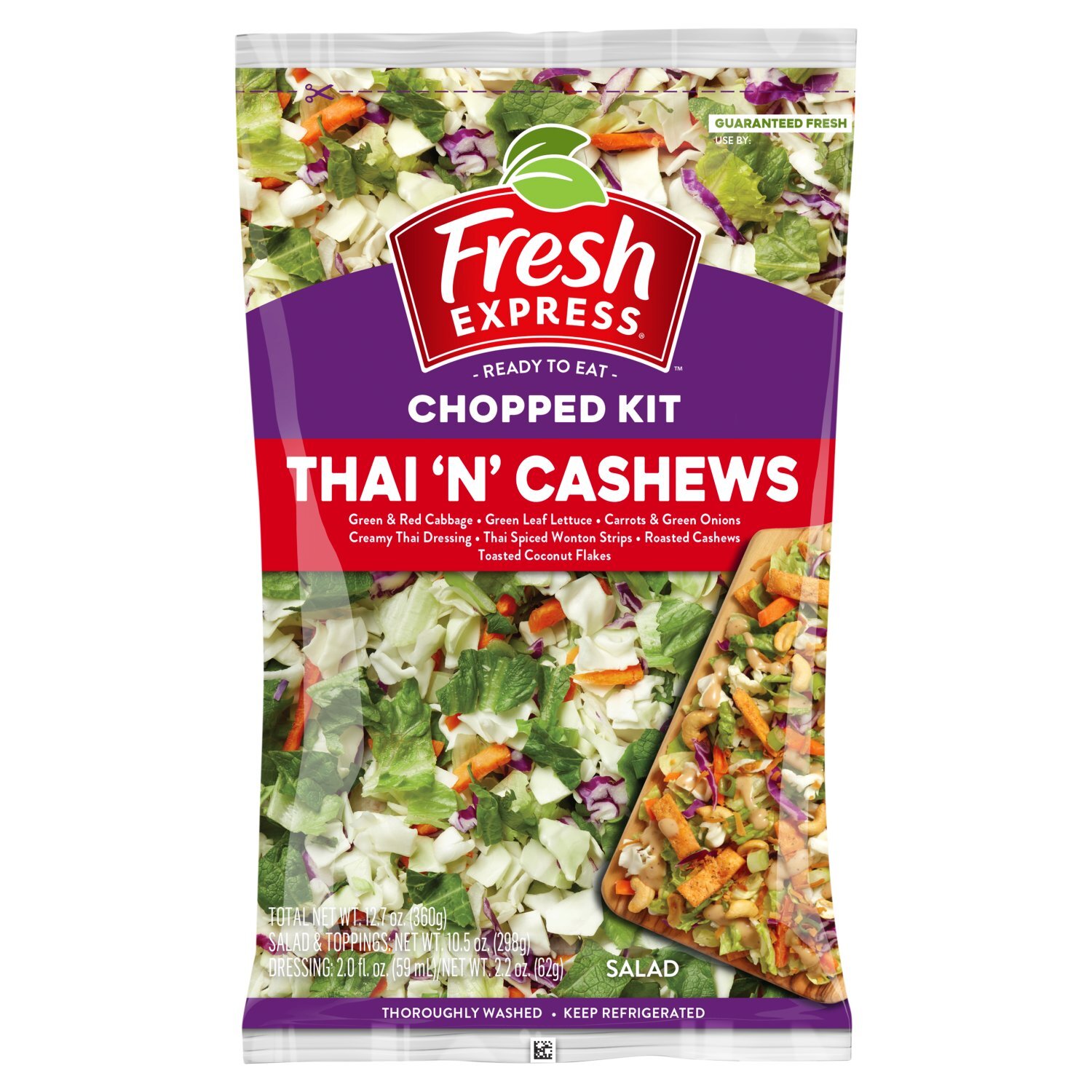 Fresh Express Chopped Kit Thai 'N' Cashews Salad, 11.7 oz - Fairway