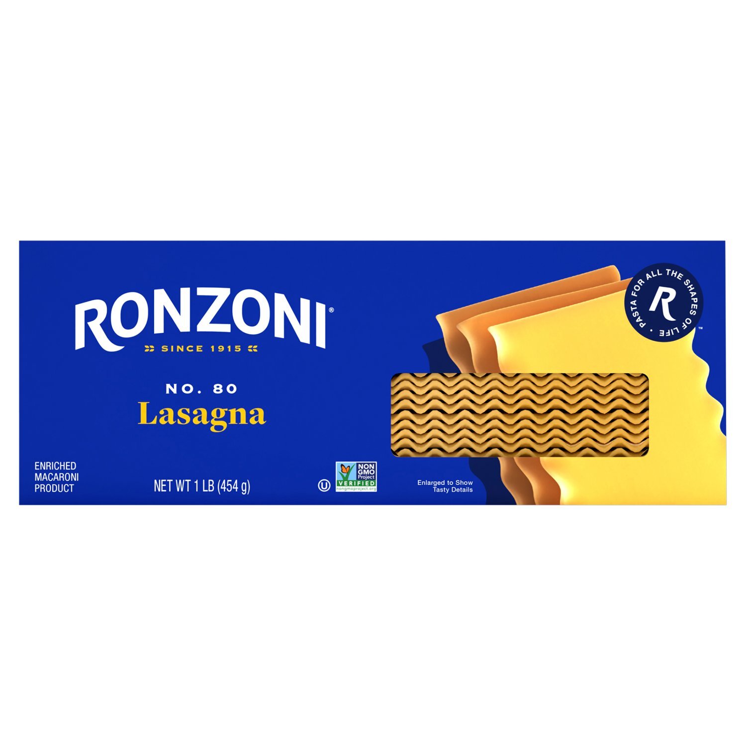 Ronzoni Lasagna No. 80 Pasta, 1 lb - Fairway