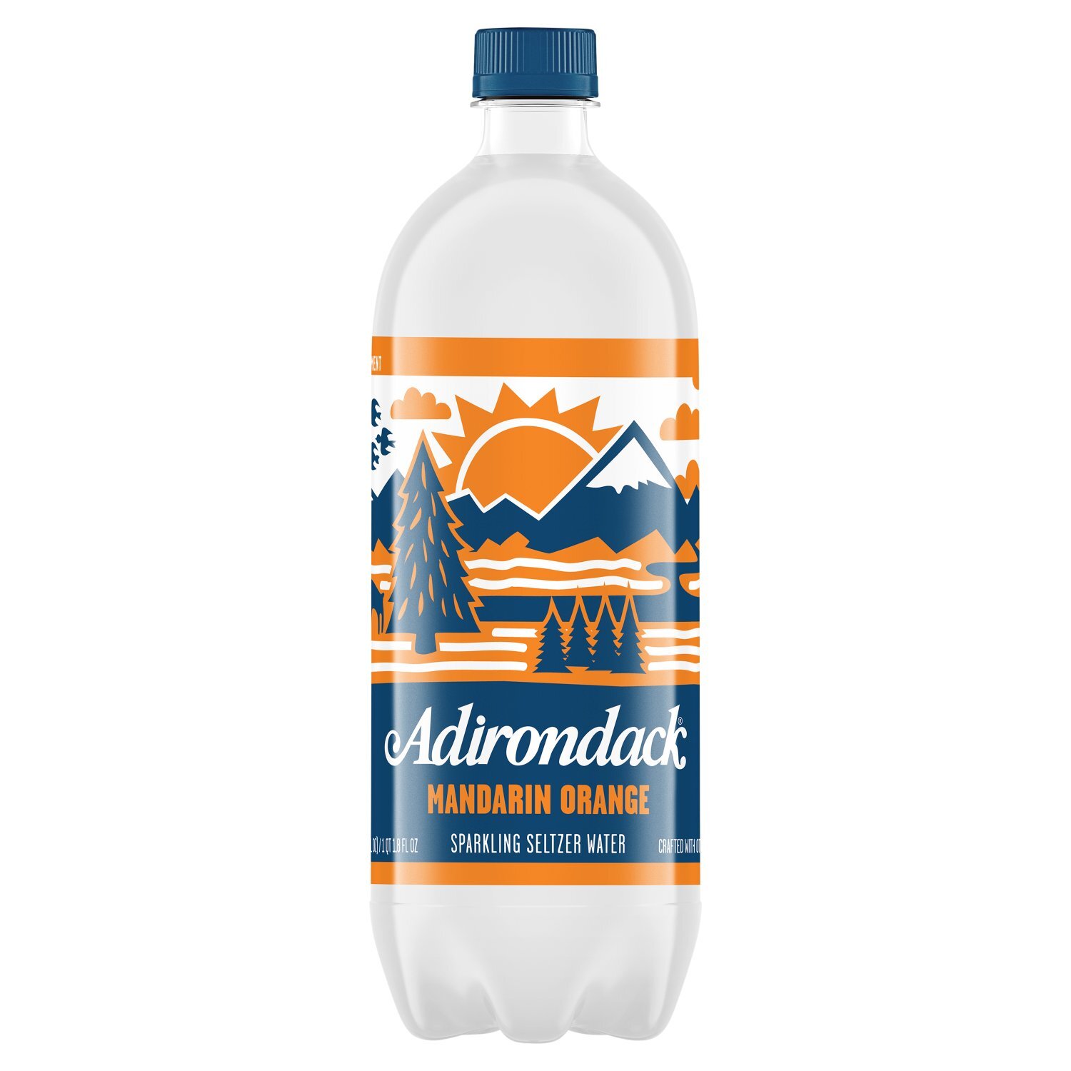Adirondack Mandarin Orange Sparkling Seltzer Water, 33.8 fl oz