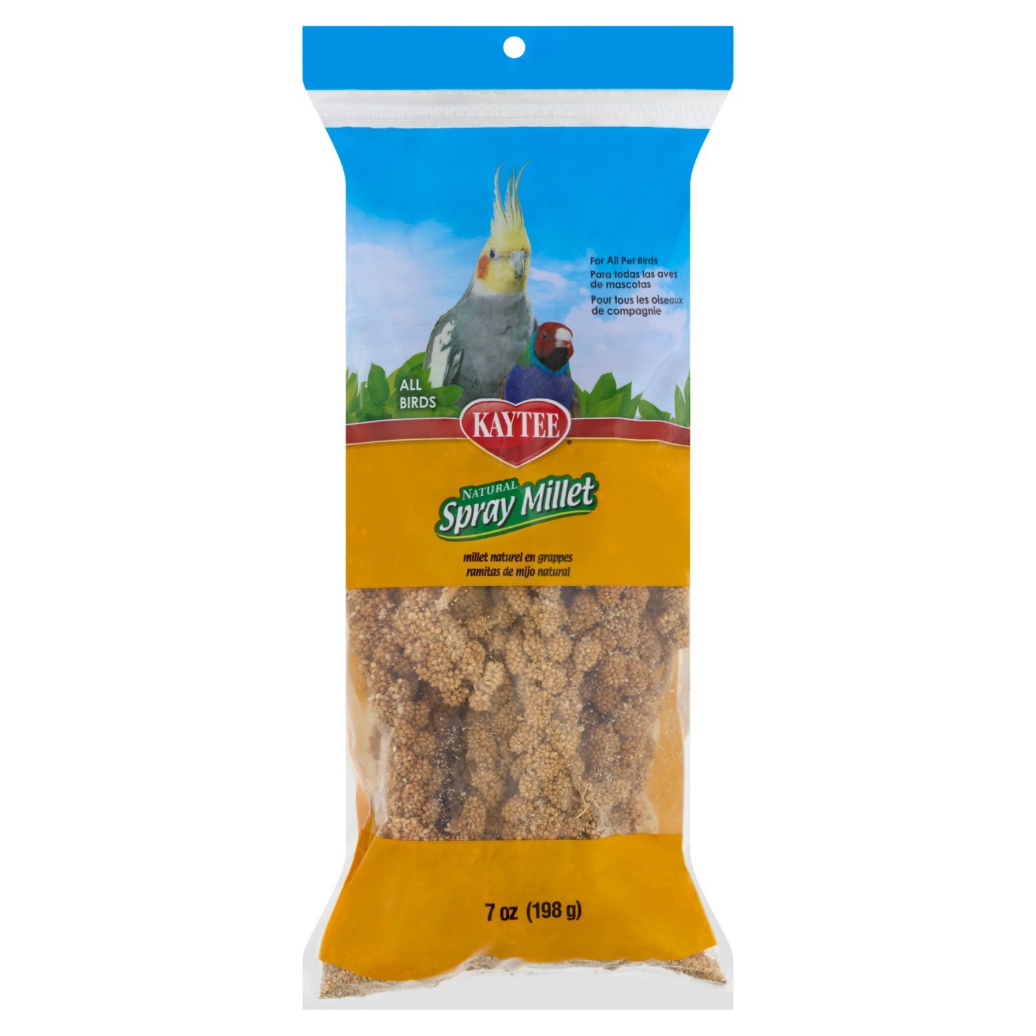 Kaytee Natural Spray Millet for All Pet Birds, 7 oz Image 1 of 6