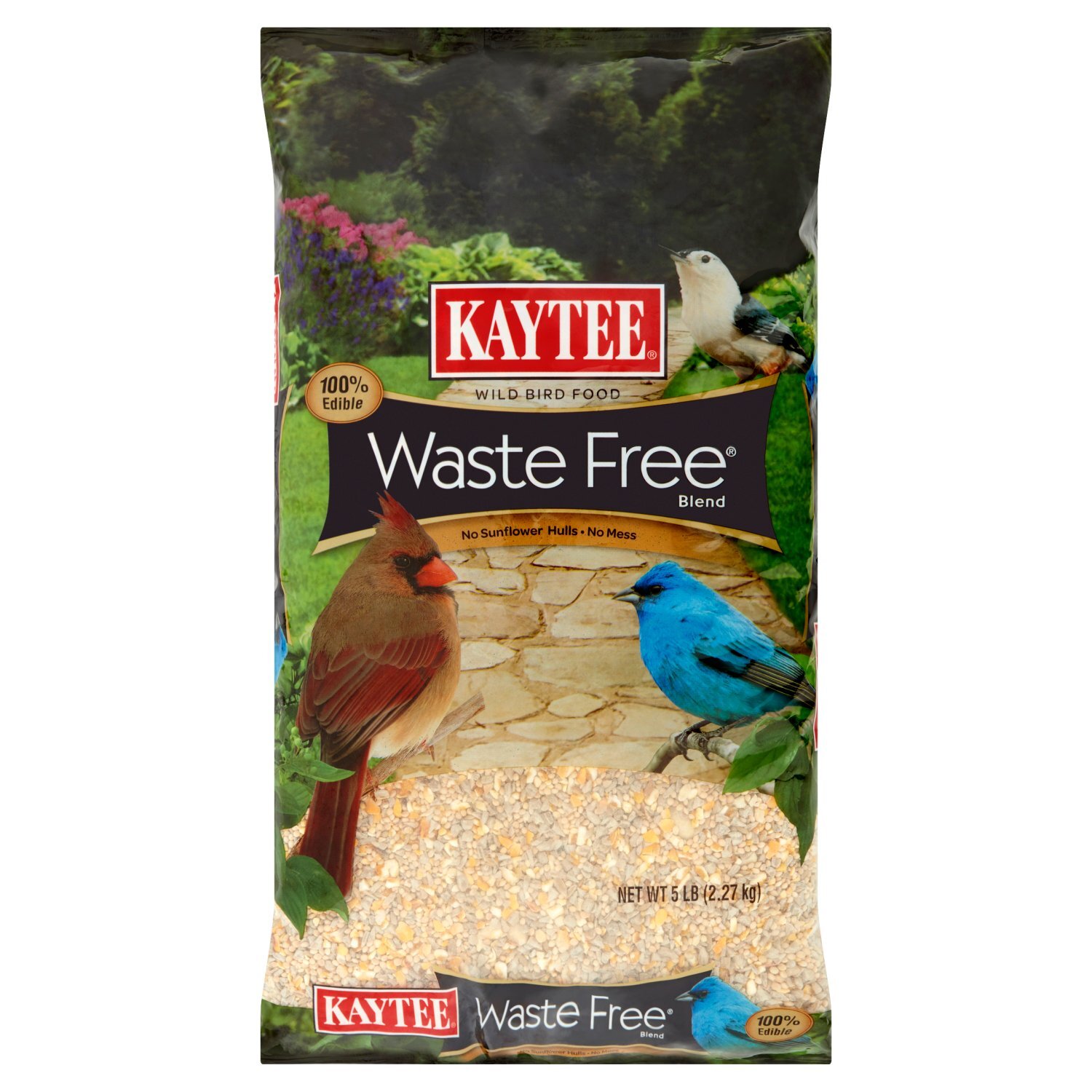 Kaytee Waste Free Blend Wild Bird Food, 5 lb Image 1 of 5