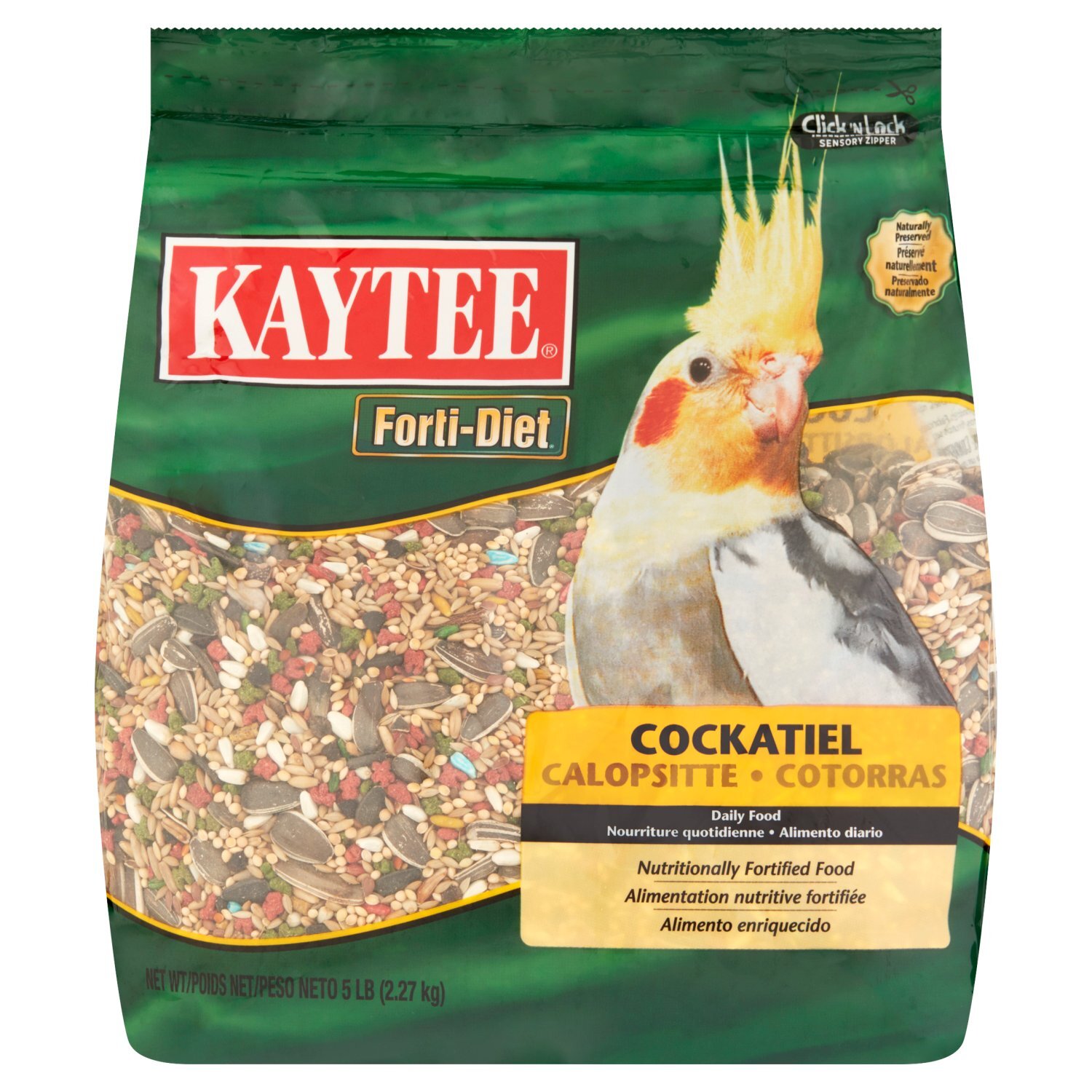 Kaytee Forti-Diet Cockatiel Daily Food, 5 lb Image 1 of 5