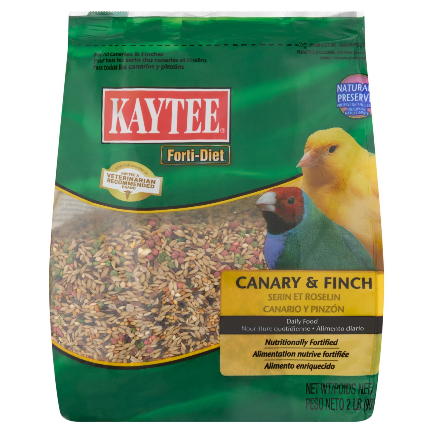 Kaytee Forti-Diet Canary & Finch Daily Food, 2 lb Image 1 of 5