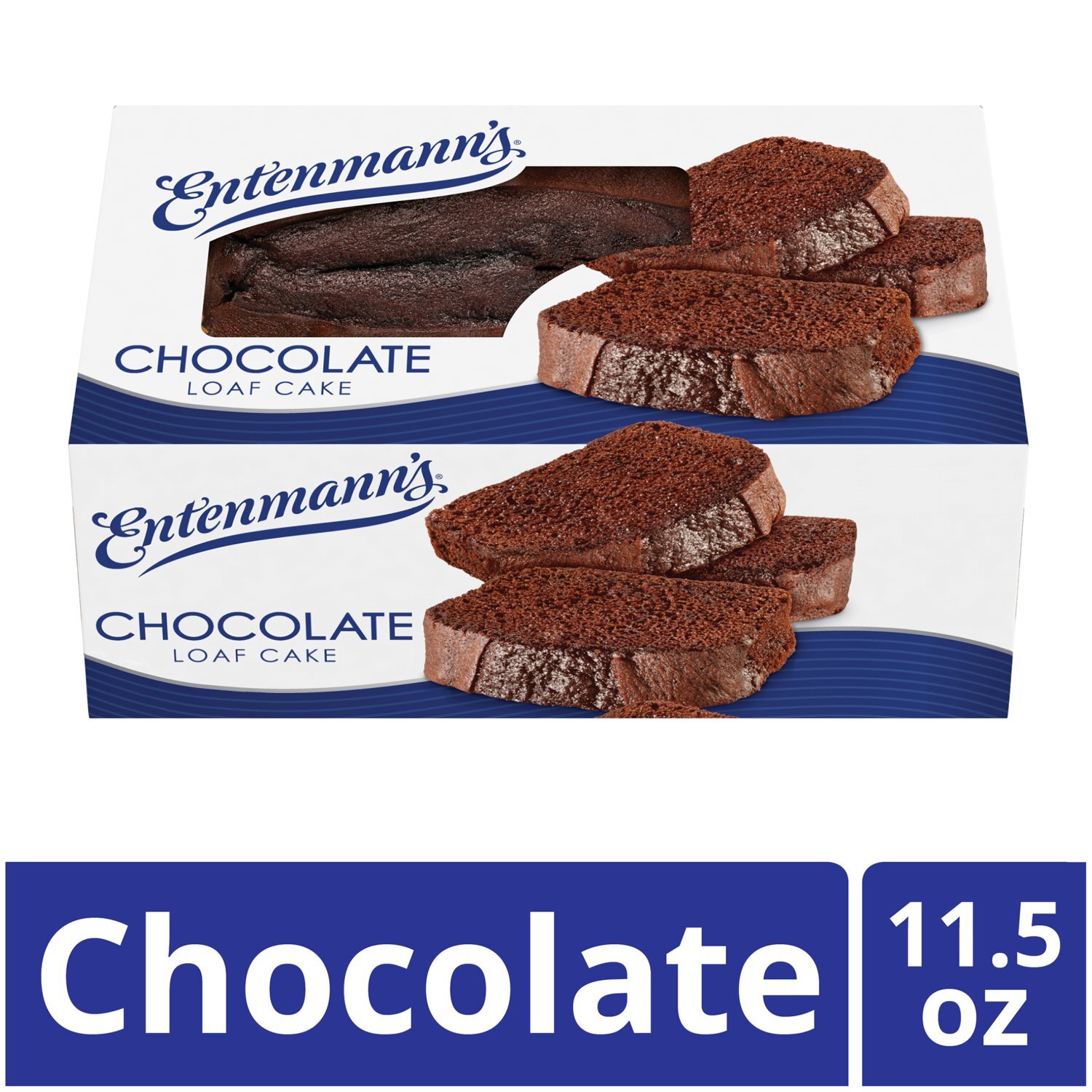 Entenmann's Chocolate Loaf Cake, 11.5 oz Image 1 of 7