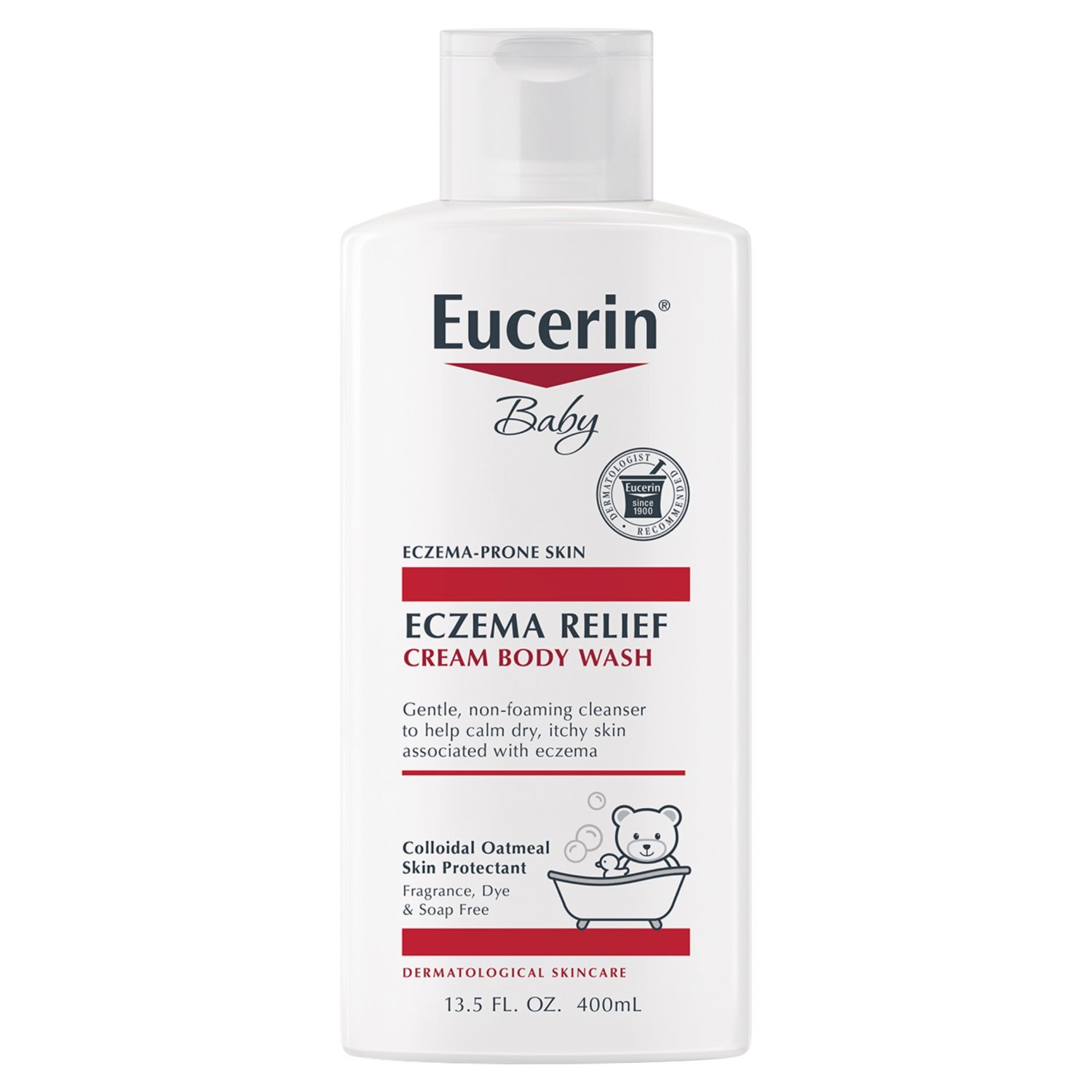 Eucerin Baby Eczema Relief Cream Body Wash, 13.5 fl oz Image 1 of 8