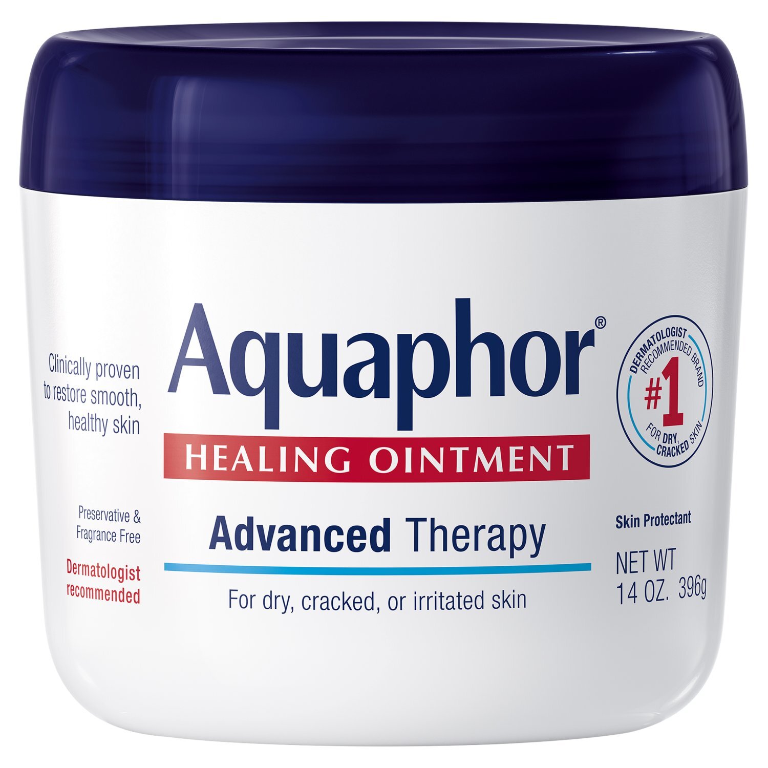 Aquaphor Advanced Therapy Healing Ointment, 14 oz Image 1 of 6
