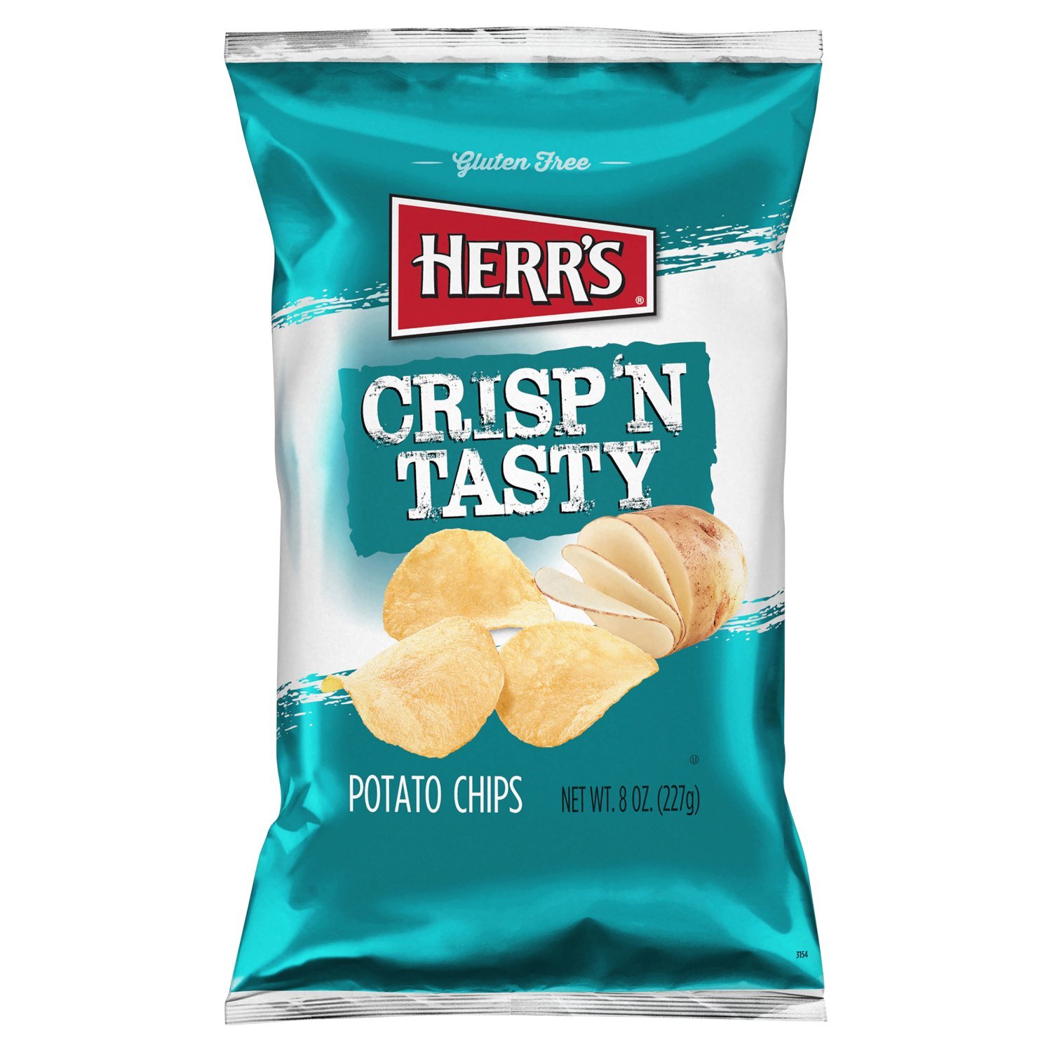 HERR'S Crisp 'n Tasty Potato Chips, 8 oz Image 1 of 6