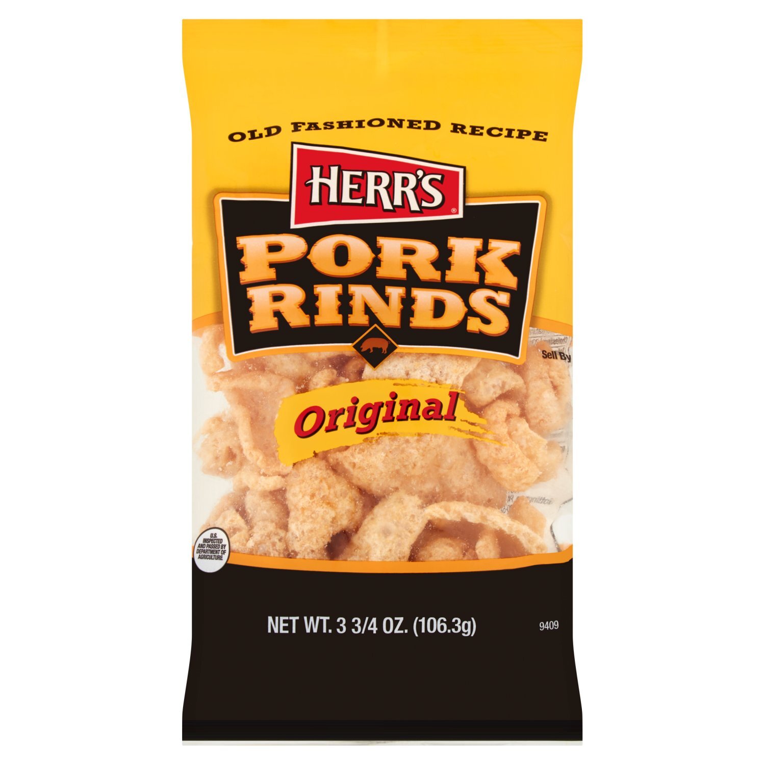 Herr's Original Pork Rinds, 3 3/4 oz Image 1 of 5
