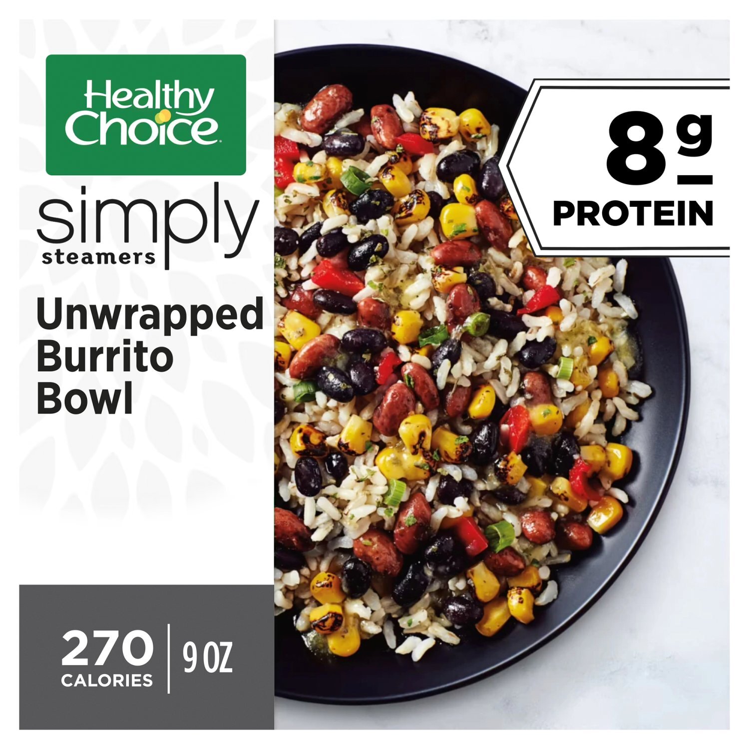 Healthy Choice Simply Steamers Unwrapped Burrito Bowl, 9 oz Image 1 of 10