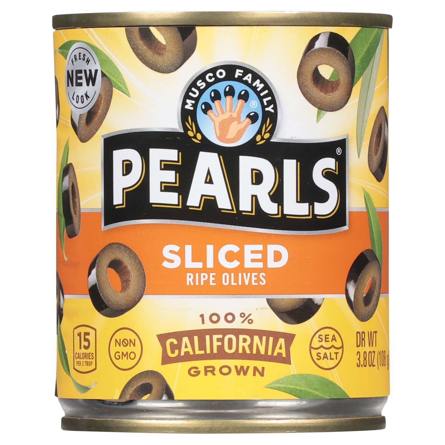 Musco Family Olive Co. Pearls Sliced Ripe Olives, 3.8 oz - The