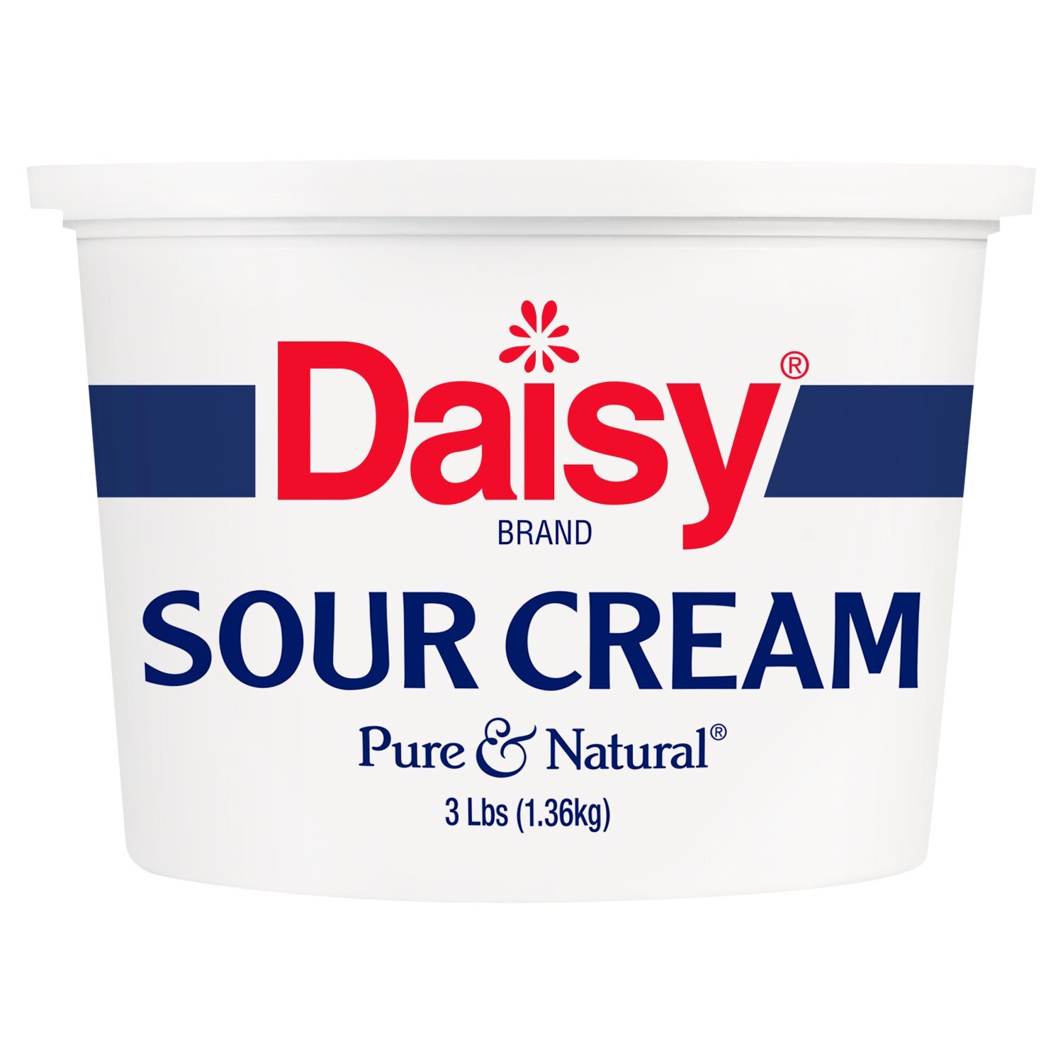 Daisy Pure & Natural Sour Cream, 3 lbs - The Fresh Grocer