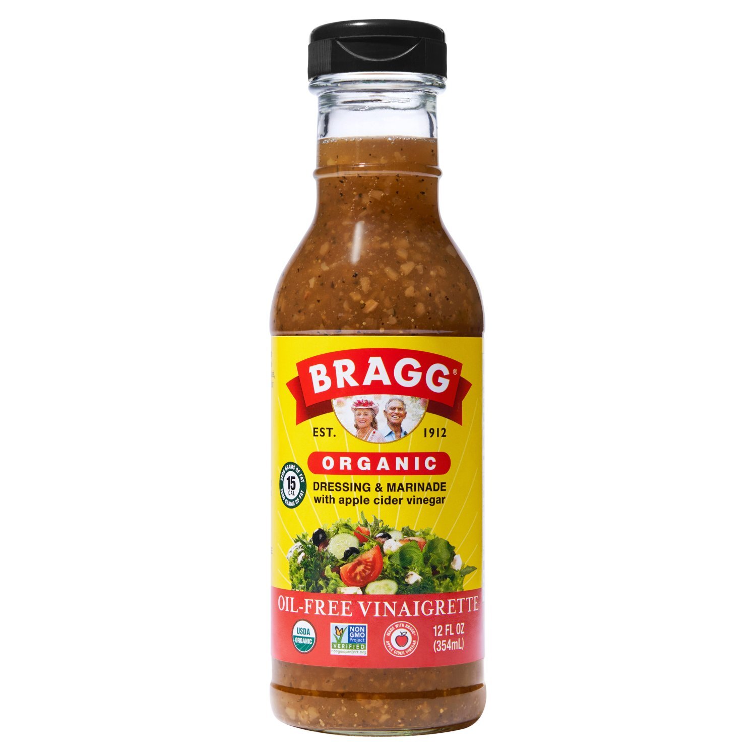 apple cider vinegar salad dressing Bragg Organic Oil-Free Vinaigrette & Marinade with Vinegar, 12 fl oz Apple Cider Vinegar Salad Dressing
