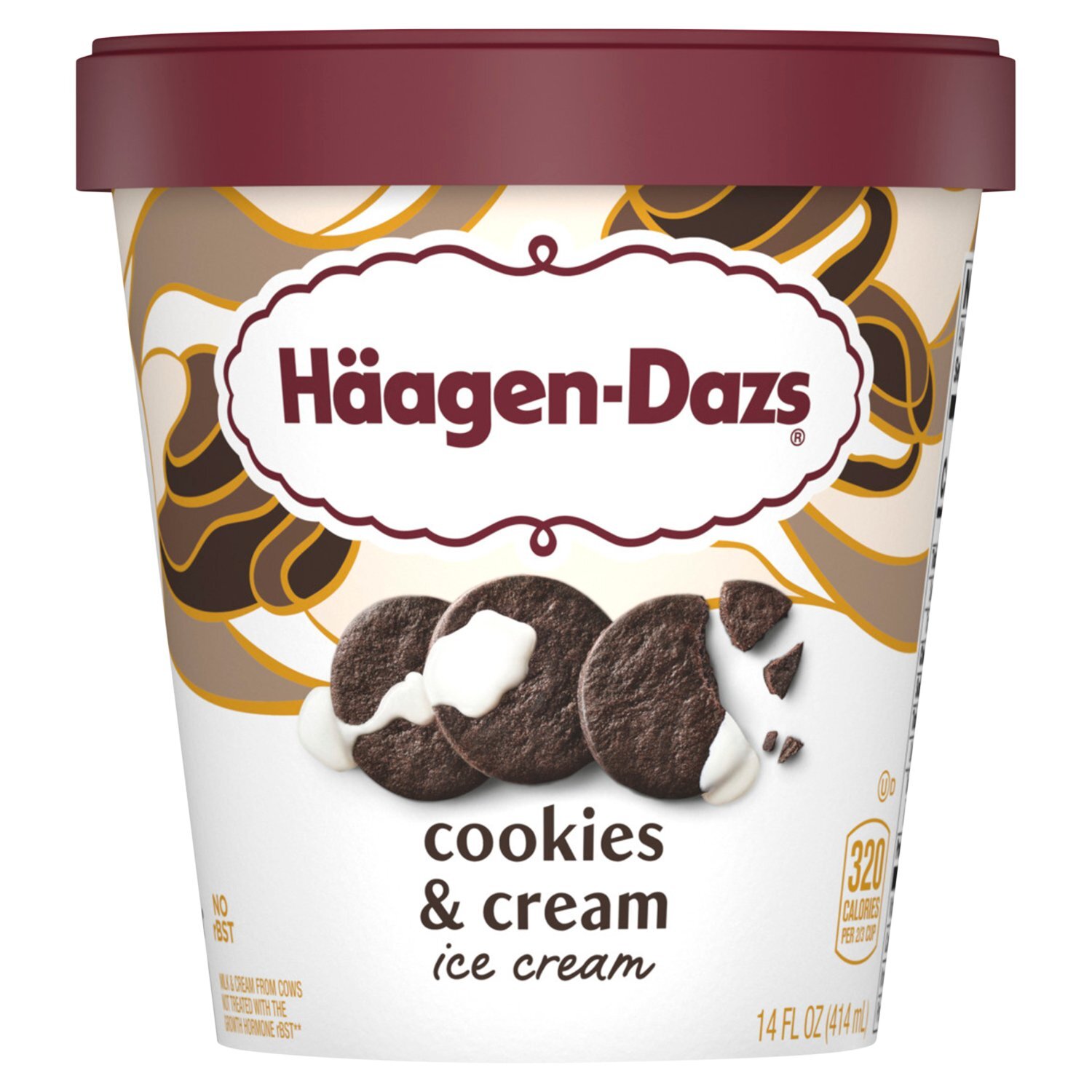 Häagen-Dazs Cookies & Cream Ice Cream, 14 fl oz - Fairway