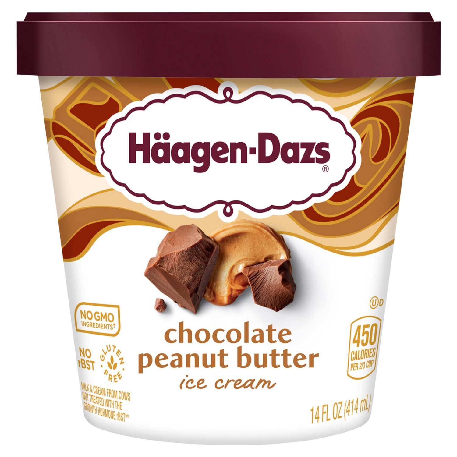 Häagen-Dazs Chocolate Peanut Butter Ice Cream, 14 fl oz - Fairway