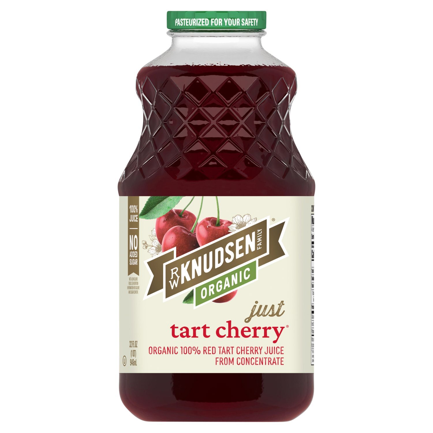 RW Knudsen Family Organic Just Tart Cherry Juice, 32 fl oz - The
