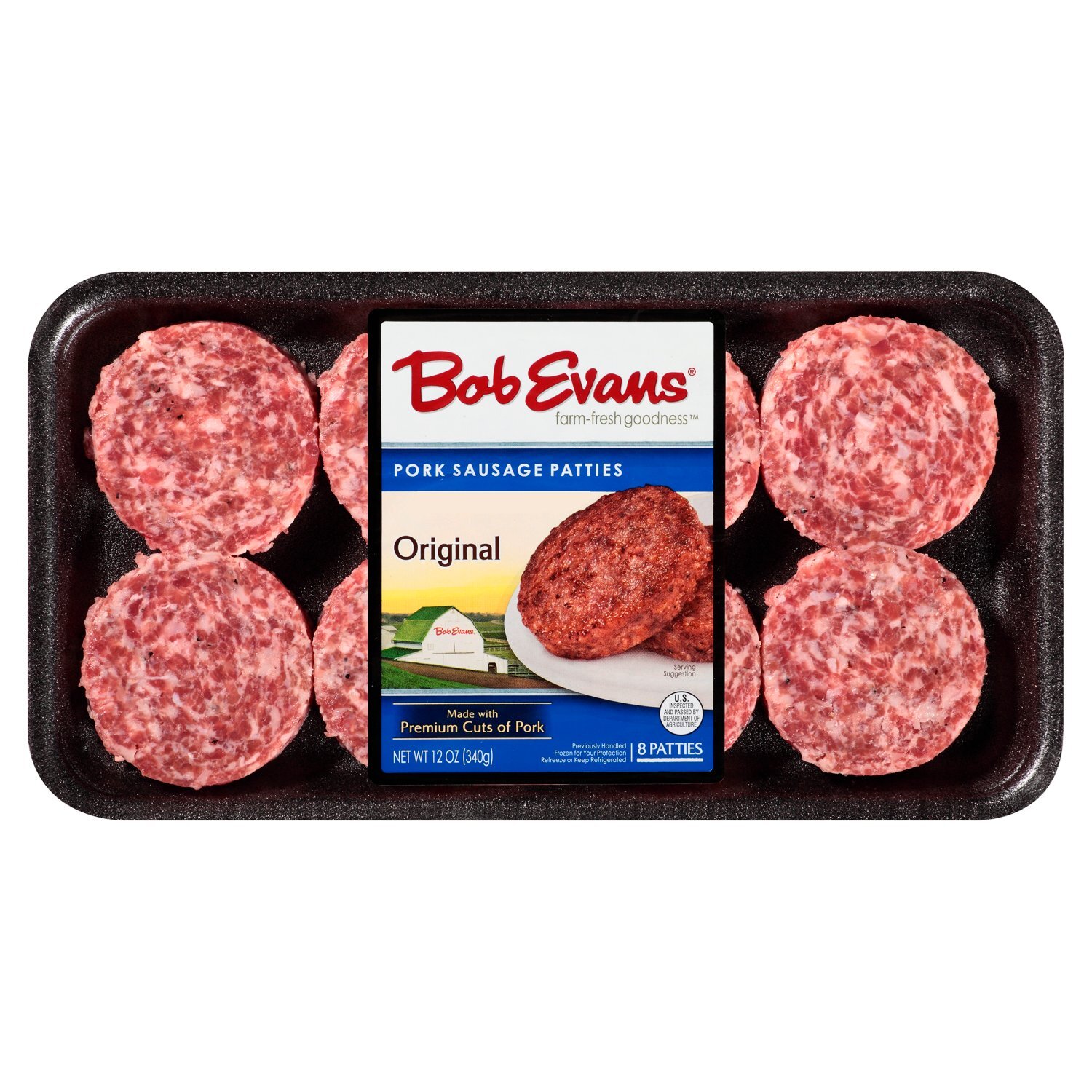 Bob Evans Original Pork Sausage Patties, 8 count, 12 oz