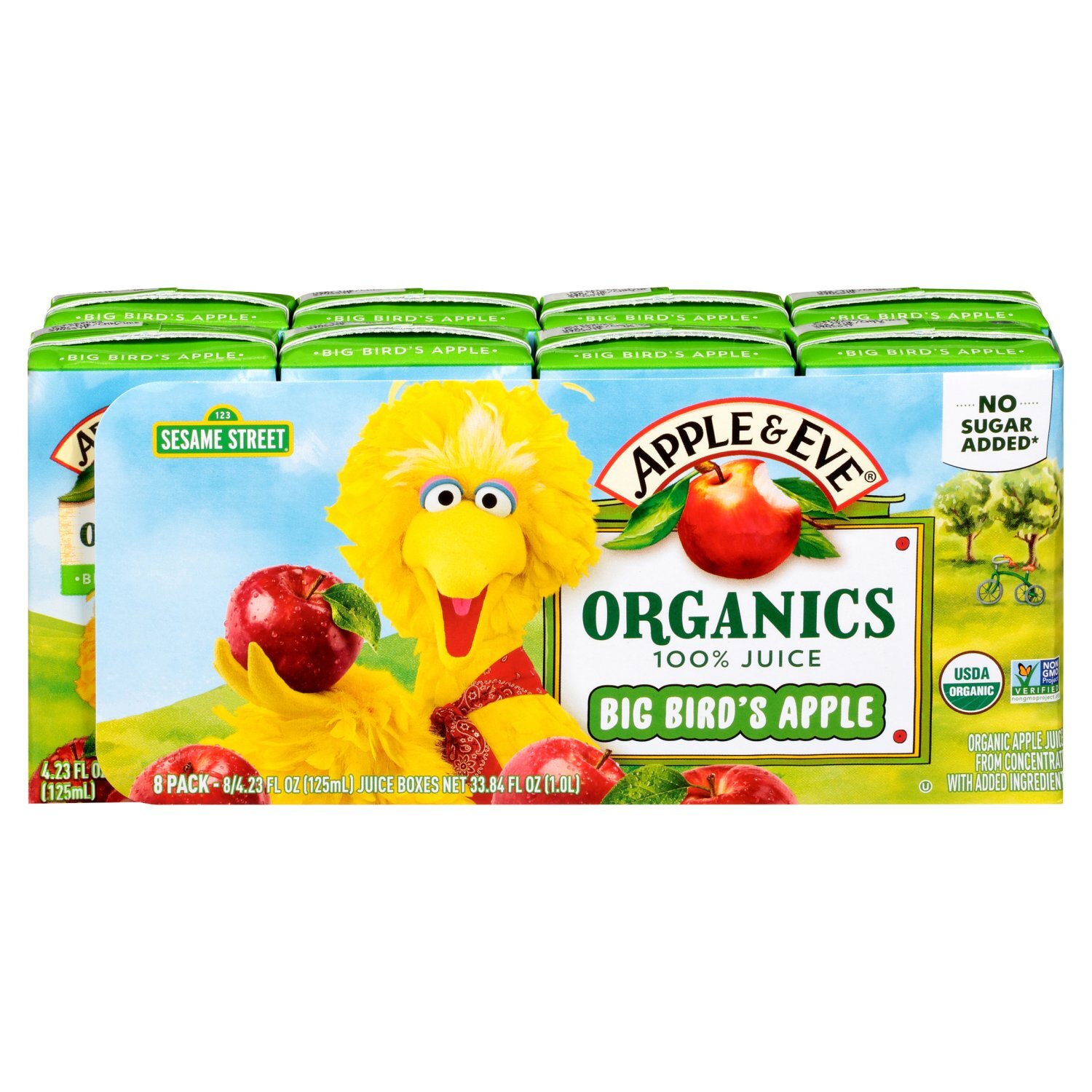 Apple & Eve Sesame Street, Organic Big Bird's Apple 100% Juice