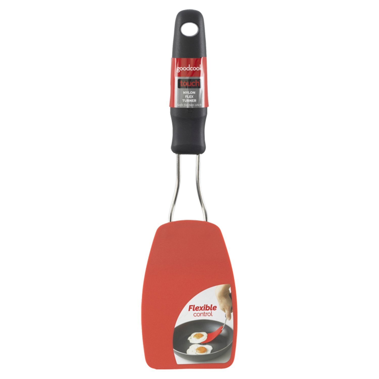 GoodCook Touch Flexible Nylon Turner, Non-slip Grip Handle Image 1 of 6