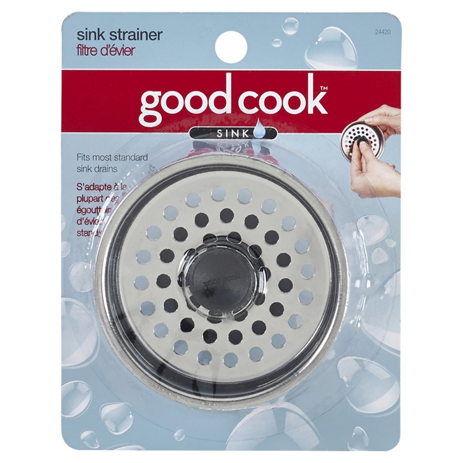 GoodCook Silver Sink Strainer & Stopper Image 1 of 4