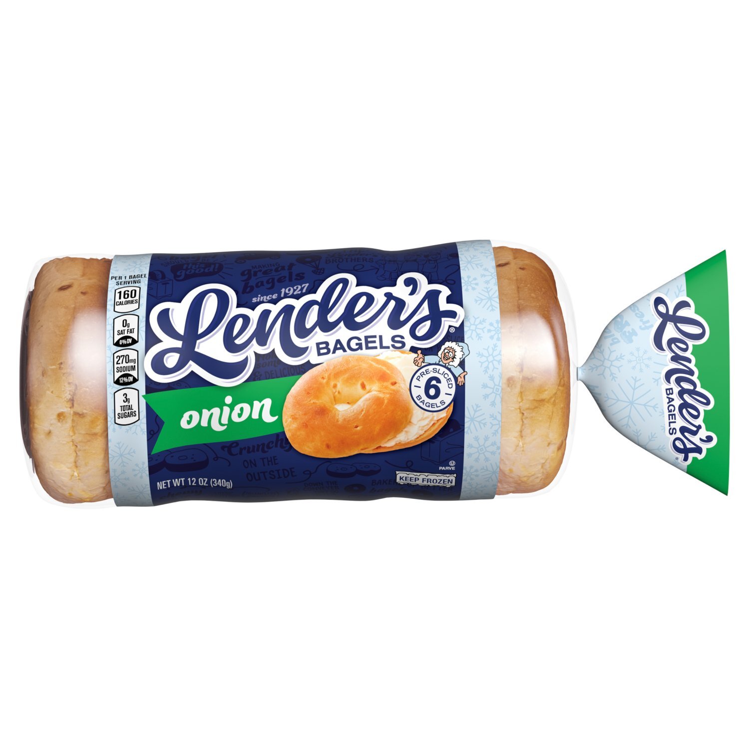 Lender's Onion Bagels, 6 count, 12 oz Image 1 of 4