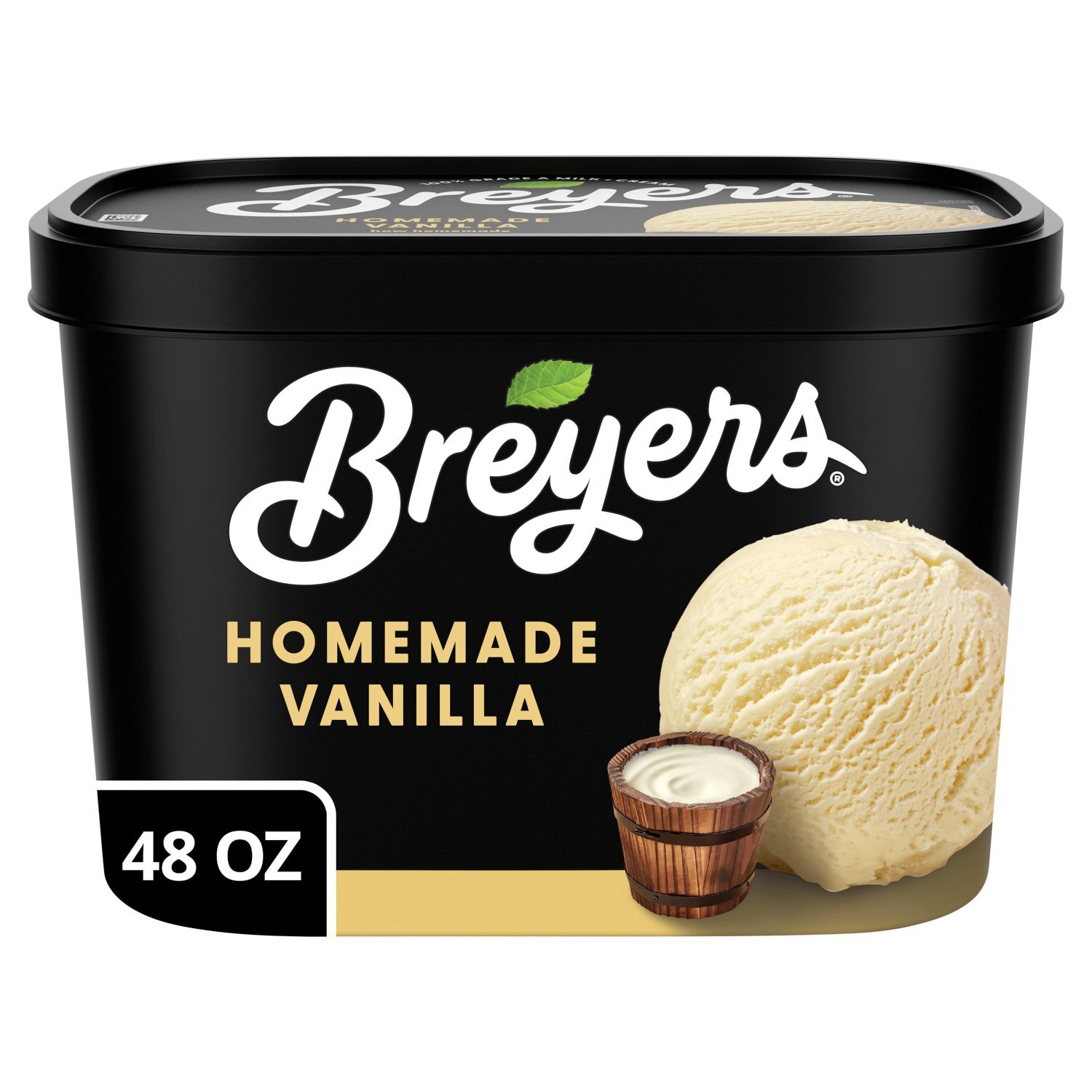 Breyers Homemade Vanilla Ice Cream, 1.5 quart Image 1 of 15