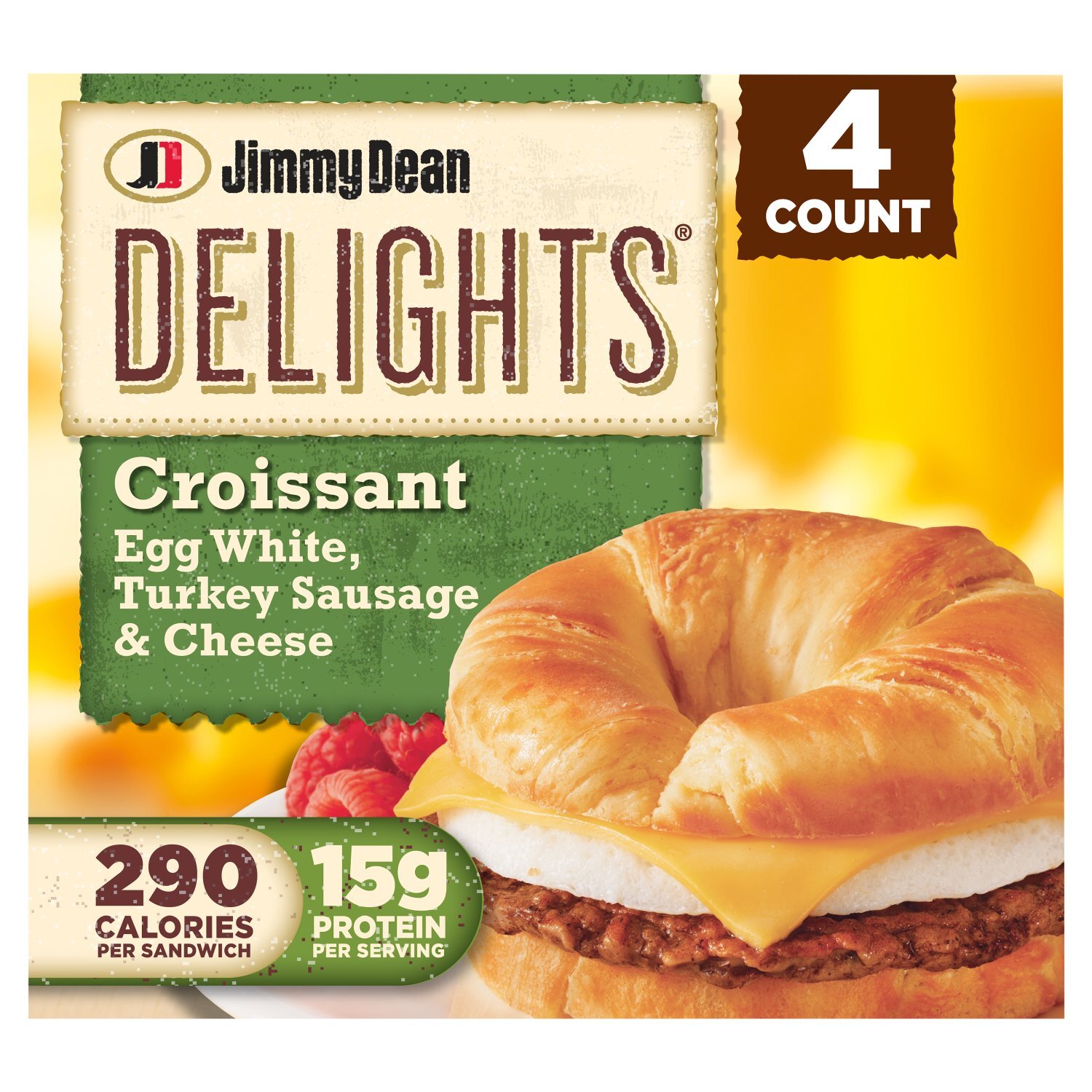 Jimmy Dean Delights Croissant Sandwiches Turkey Sausage, Egg White