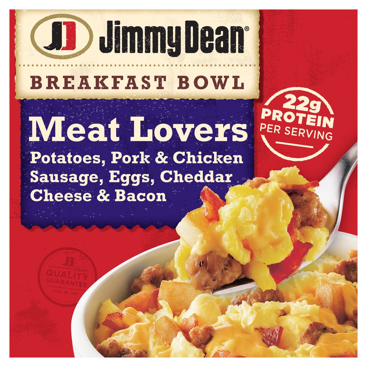Jimmy Dean Meat Lovers Breakfast Bowl Image 1 of 12
