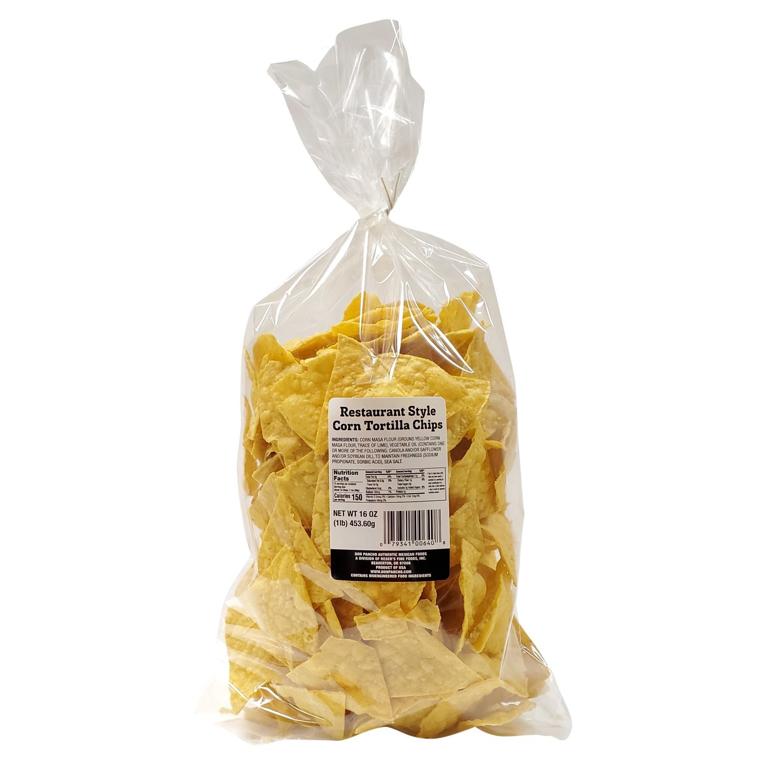 Don Pancho Restaurant Style Corn Tortilla Chips, 16 oz Image 1 of 5