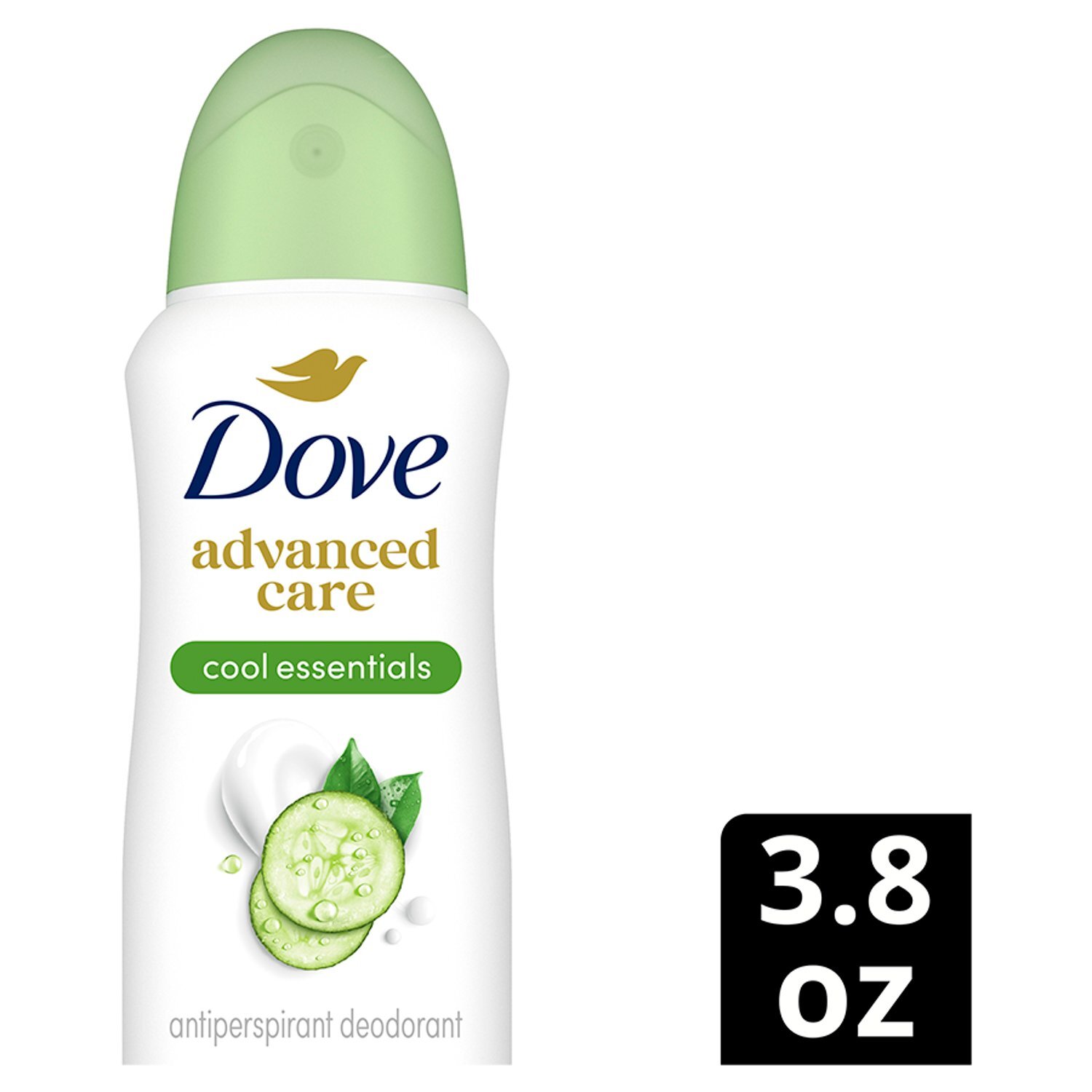 Dove Advanced Care Cool Essentials Antiperspirant Deodorant, 3.8