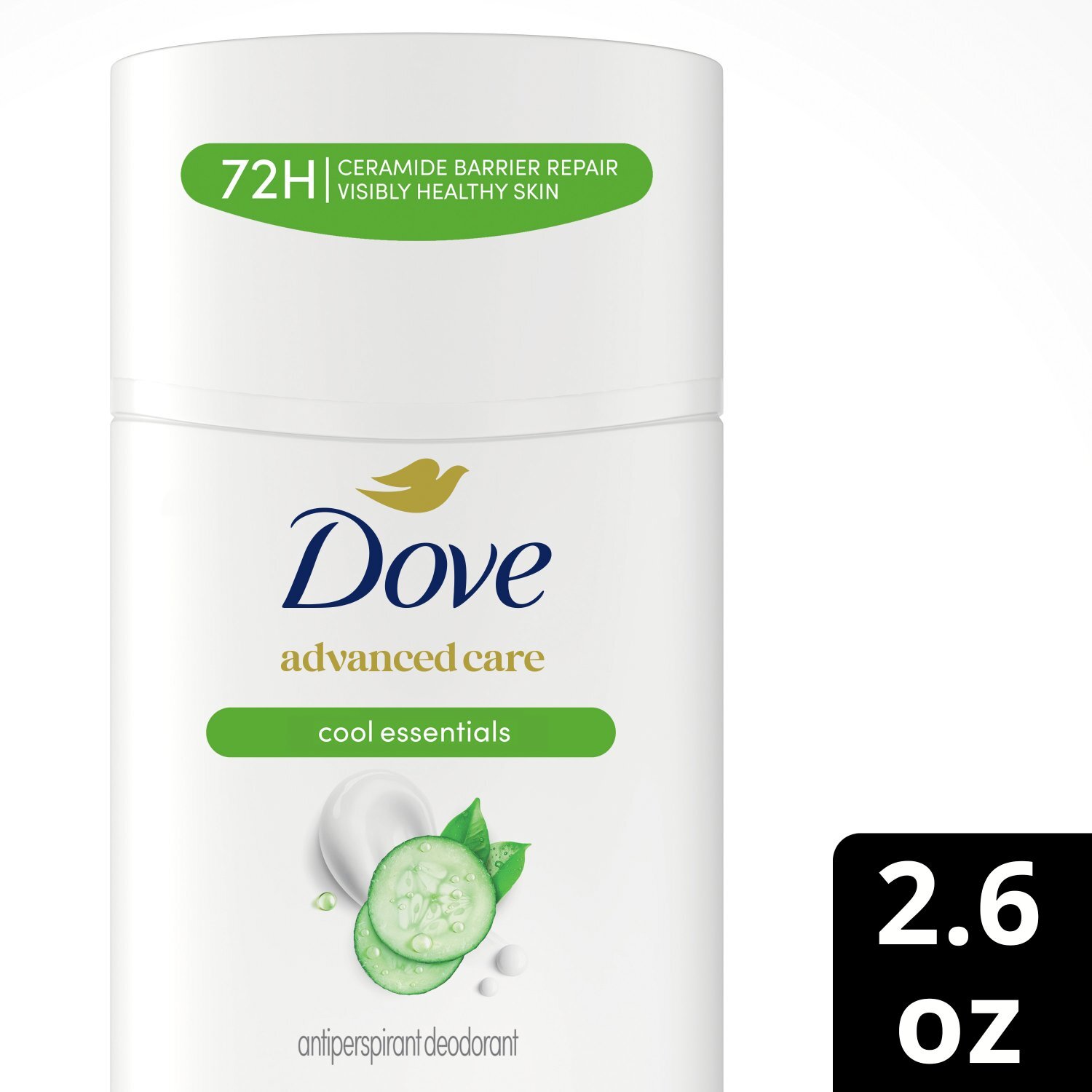 Dove Advanced Care Cool Essentials Antiperspirant Deodorant, 2.6