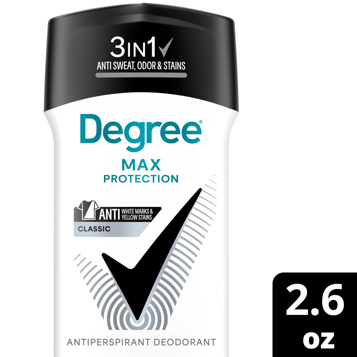Degree Max Protection Classic Antiperspirant Deodorant, 2.6 oz Image 1 of 14