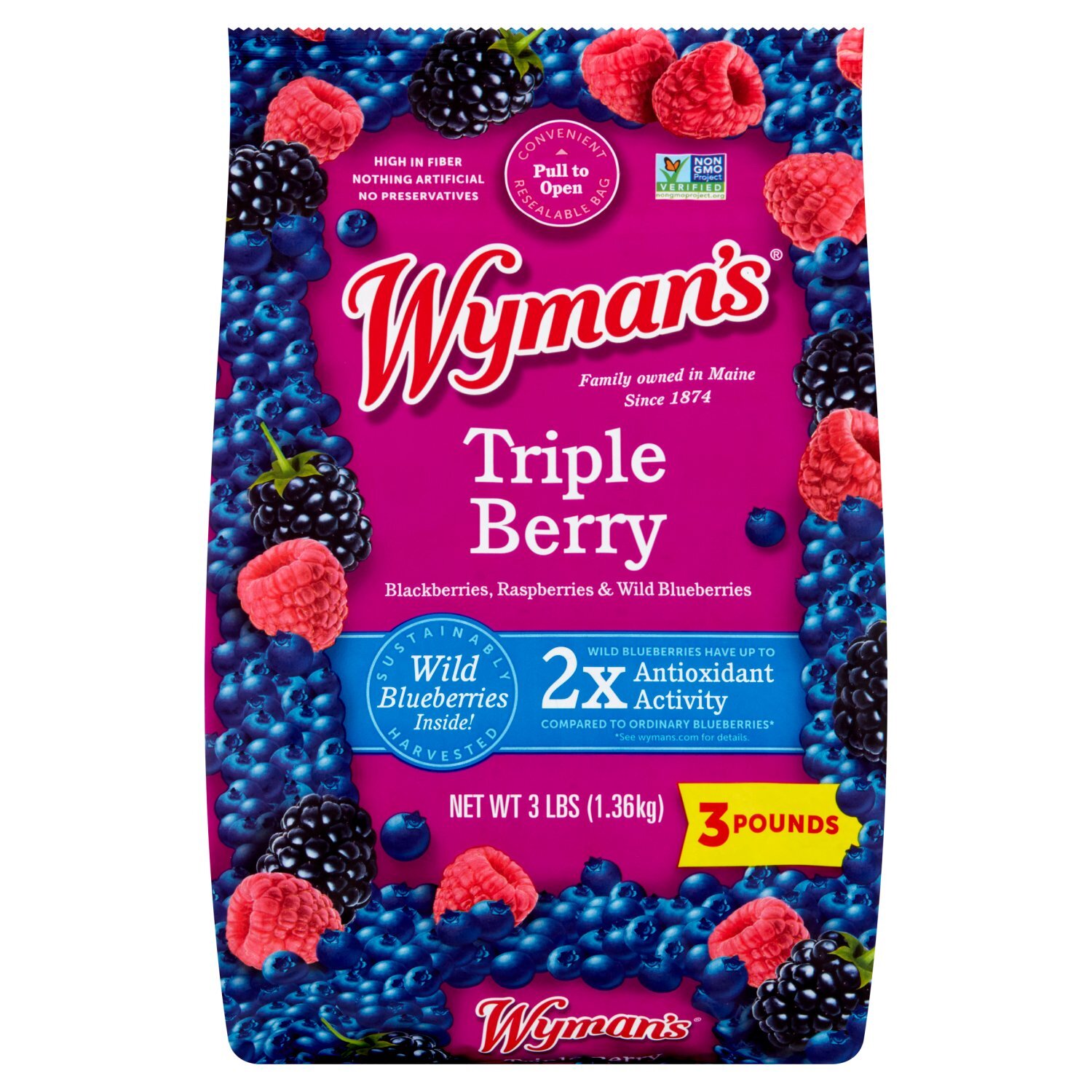 Wyman's Triple Berry, 3 lbs - Fairway