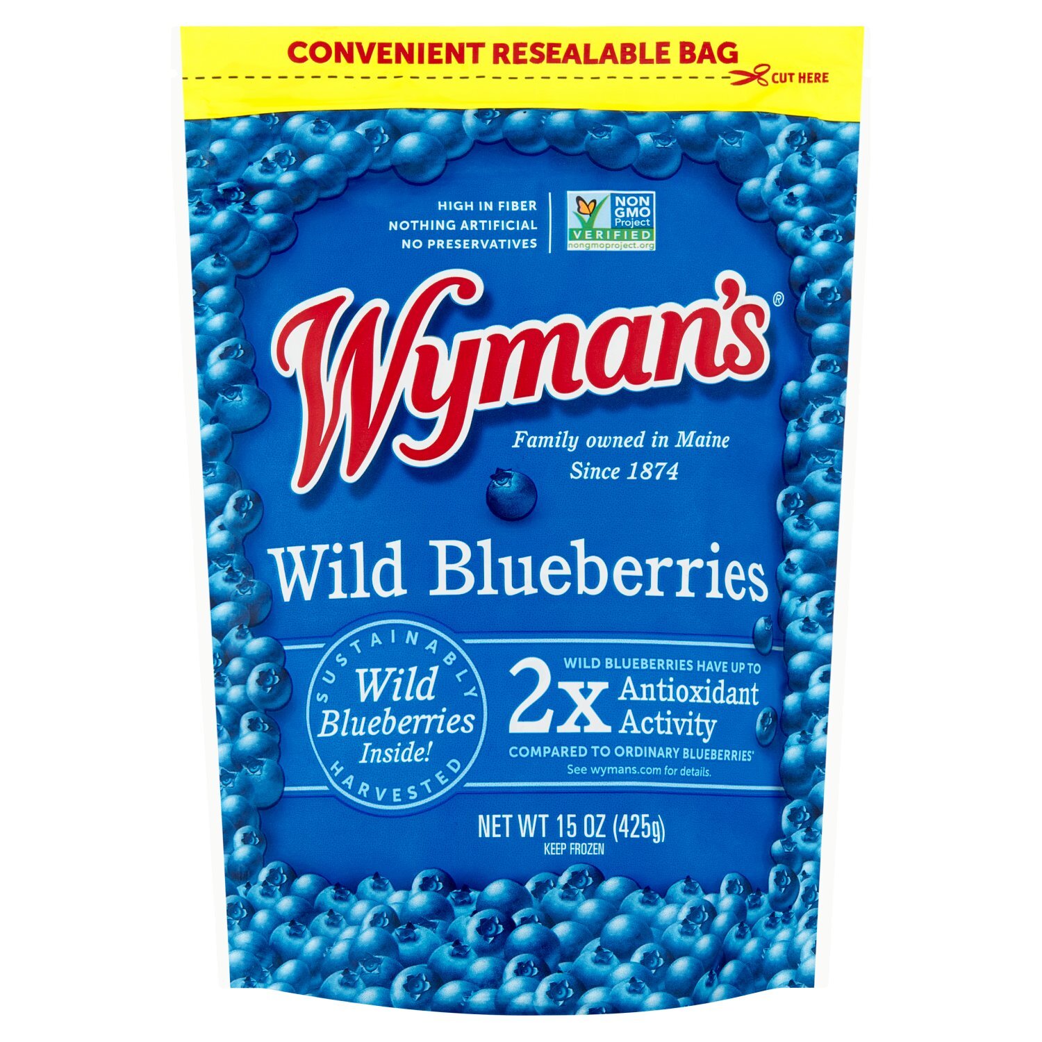 Wyman's Wild Blueberries, 15 oz - Fairway