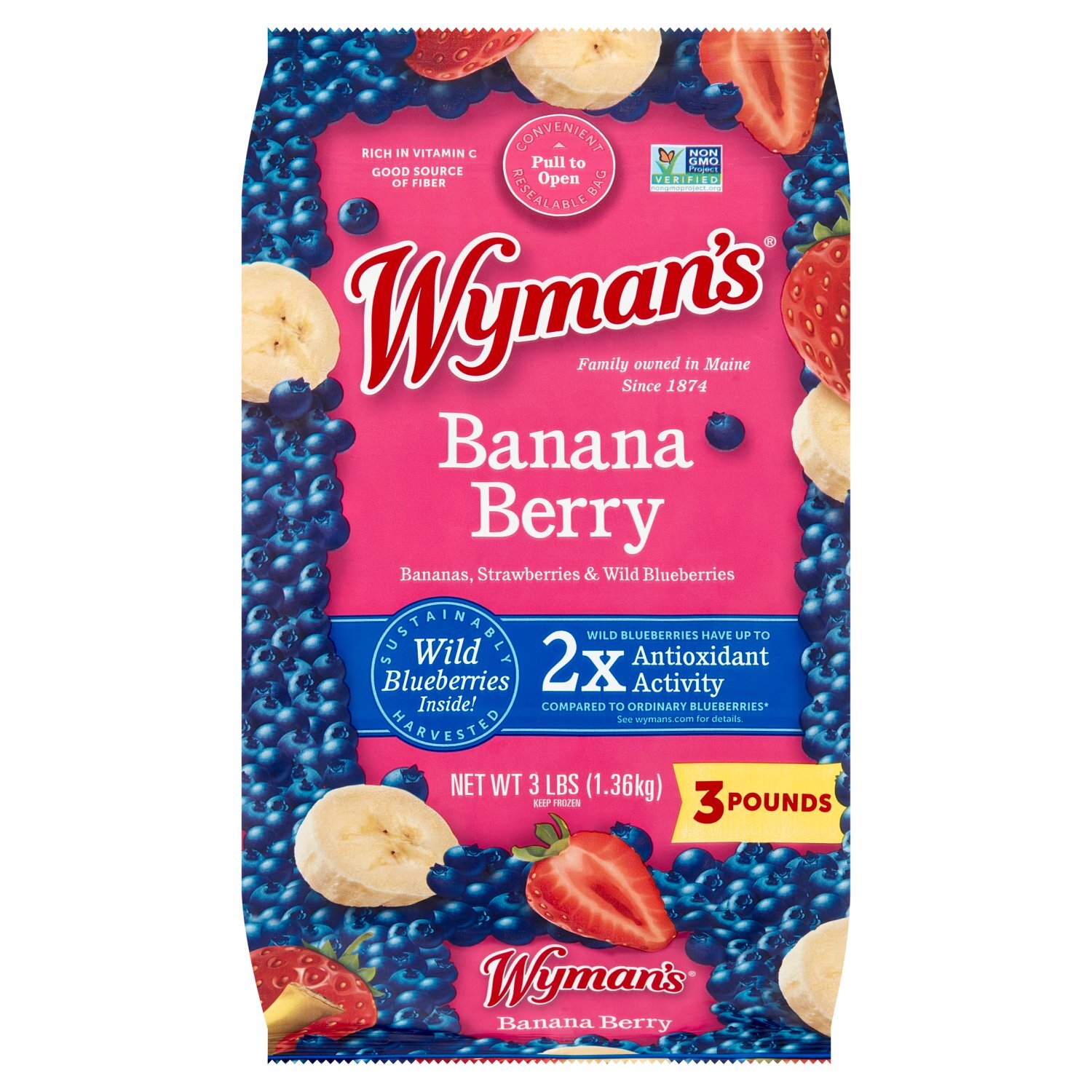 Wyman's Banana Berry, 3 lbs Image 1 of 5