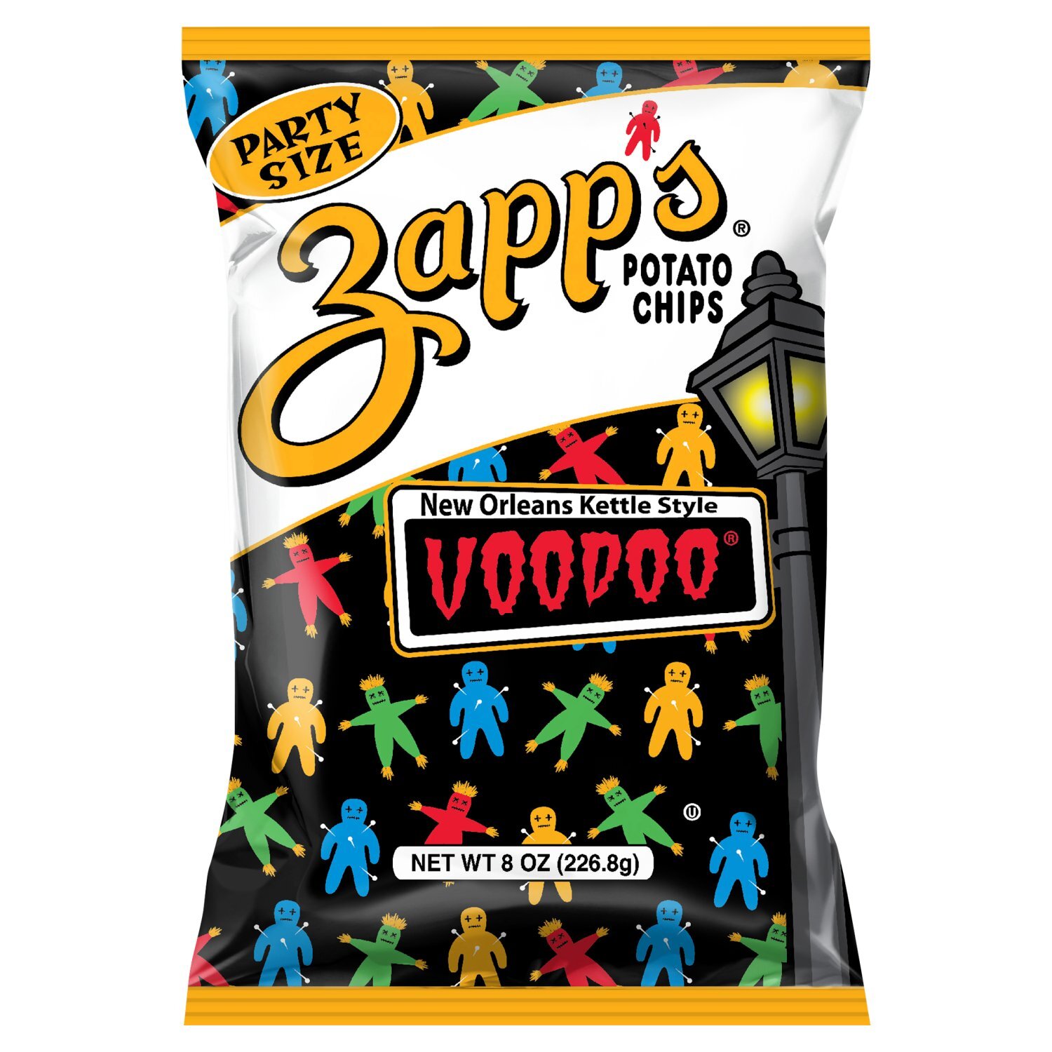 ガウディ　エヴィスコラボ　モリタプロダクツ 8 oz Zapp's Voodoo New Orleans Kettle Style Potato Chips - The