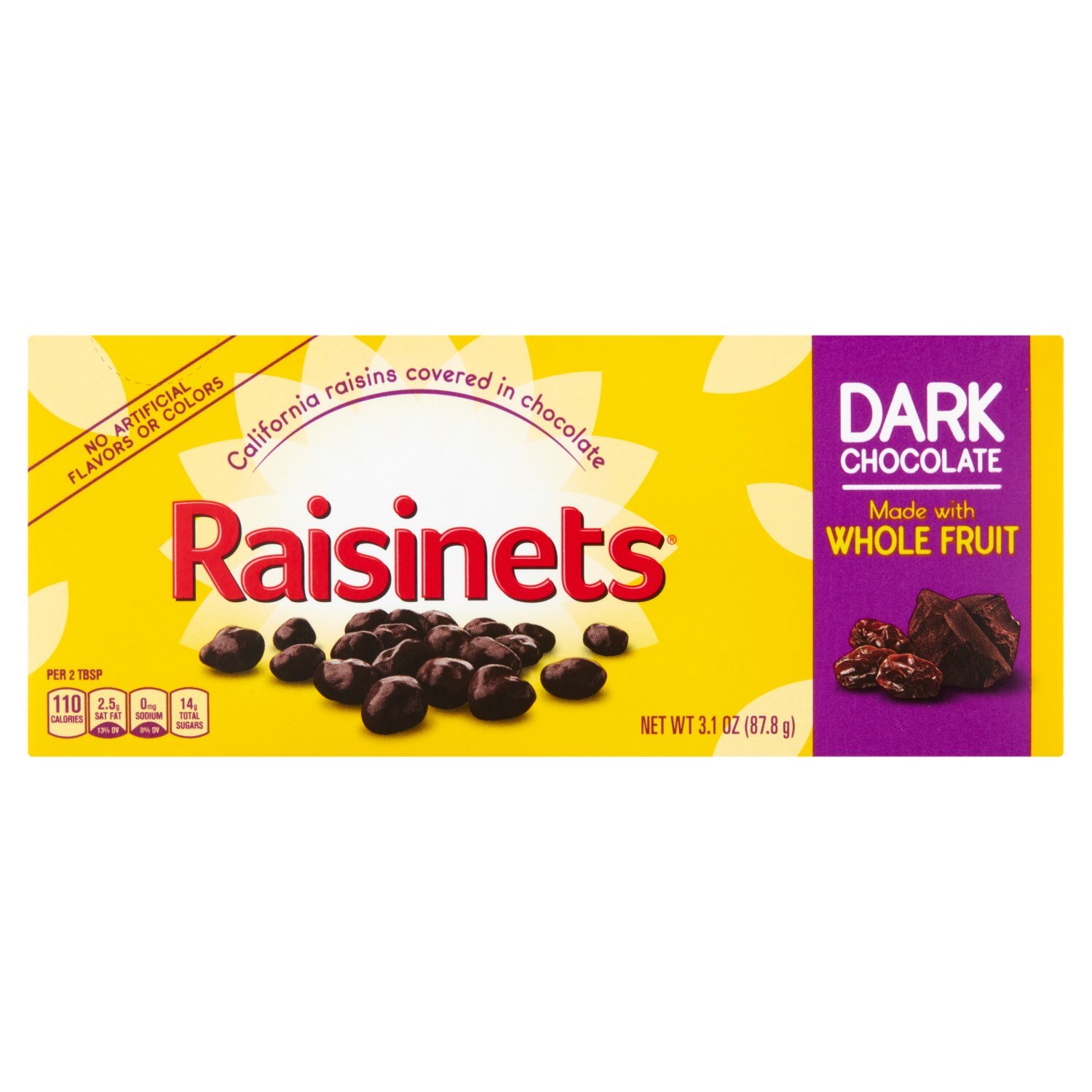 Raisinets California Raisins Covered in Dark Chocolate, 3.1 oz Image 1 of 5