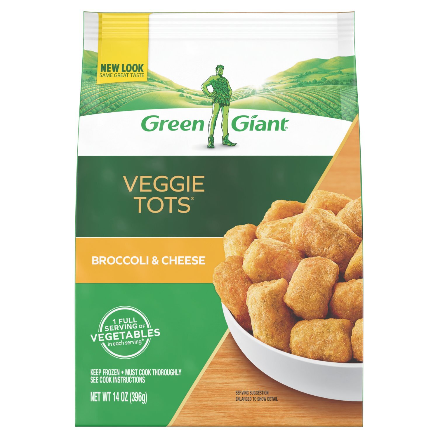 Green Giant Broccoli & Cheese Veggie Tots, 14 oz Image 1 of 9
