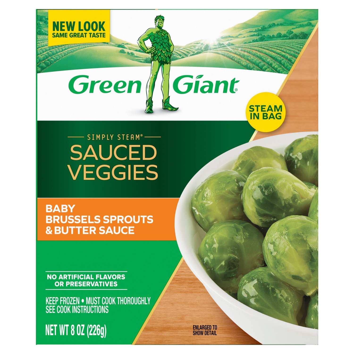 Green Giant Simply Steam Baby Brussels Sprouts & Butter Sauced