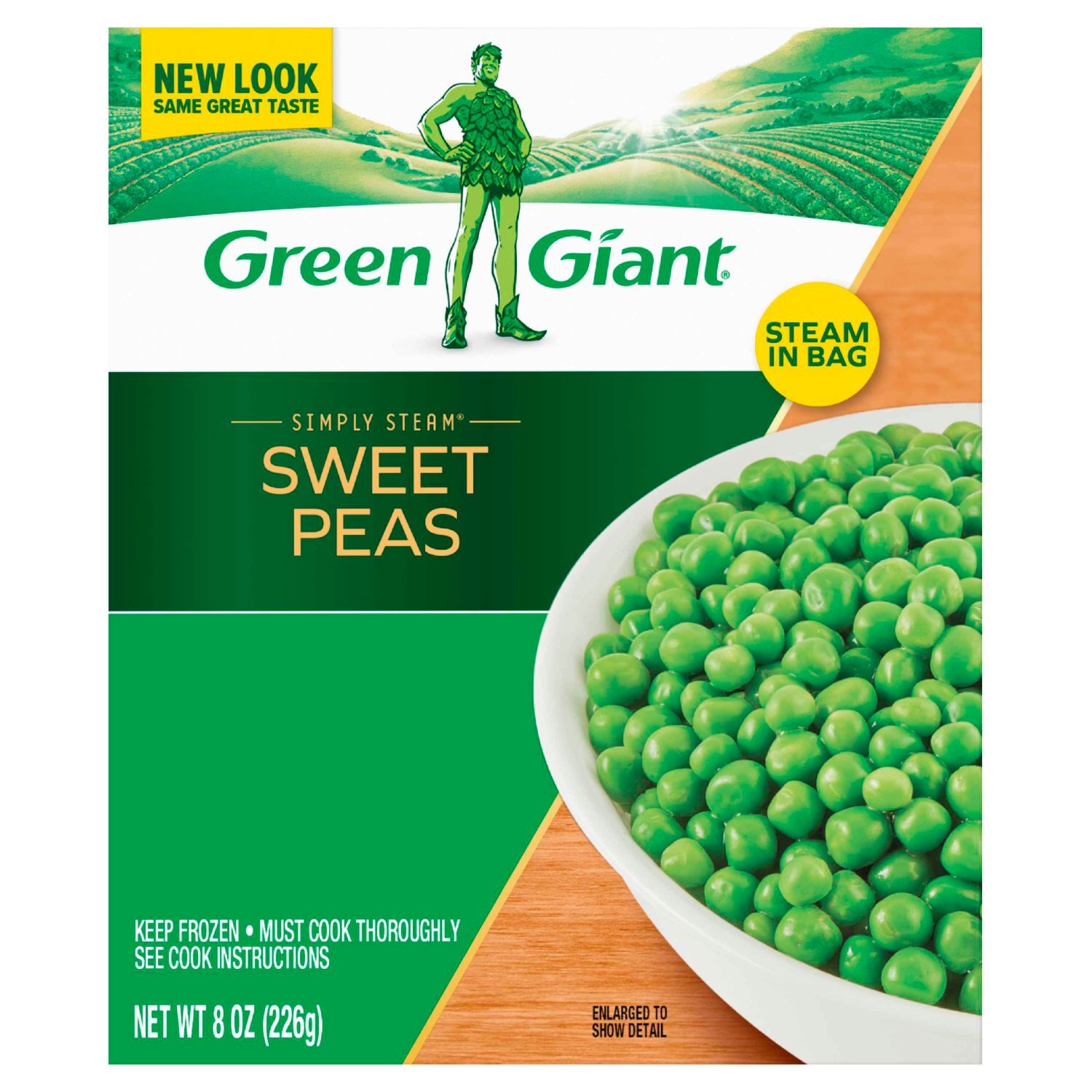 Green Giant Simply Steam Sweet Peas, 8 oz Image 1 of 5