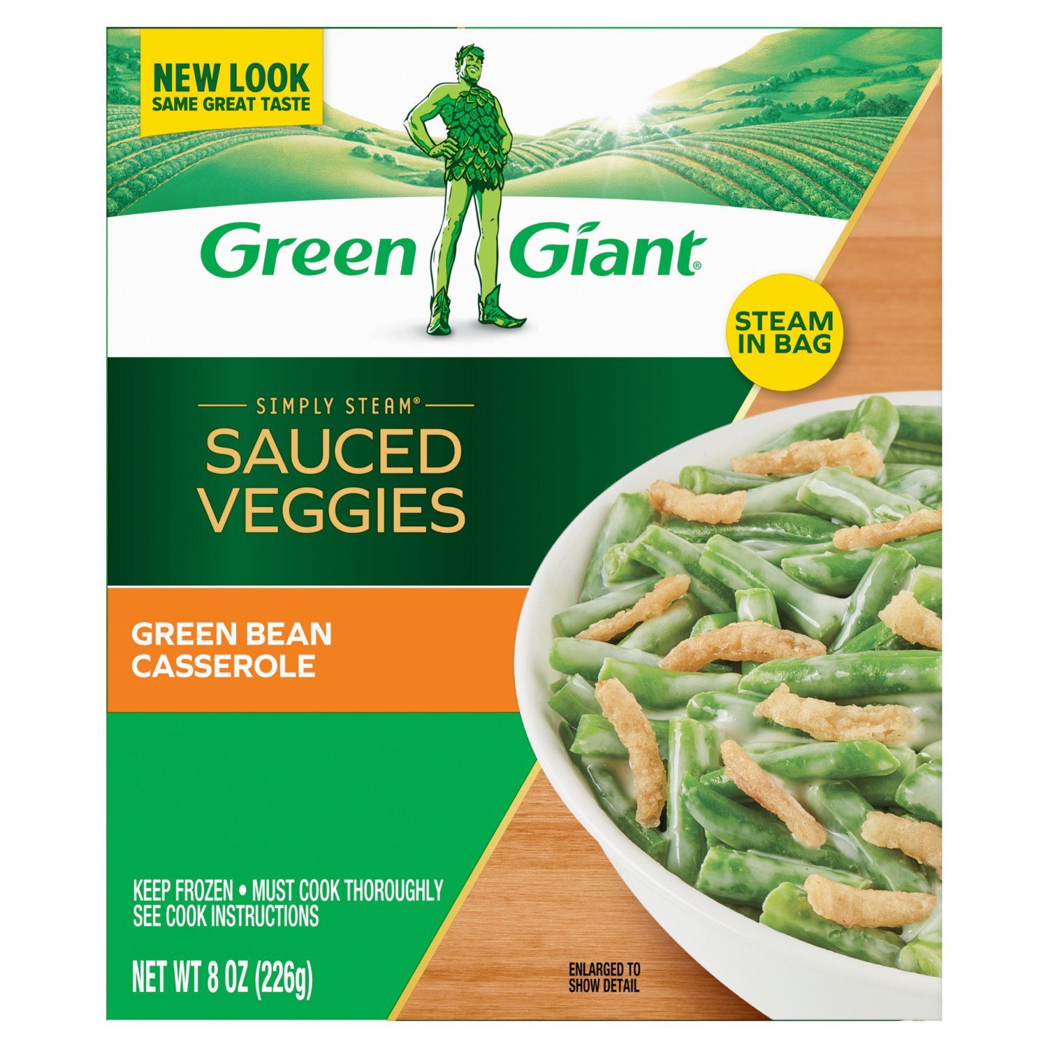 Green Giant Simply Steam Sauced Veggies Green Bean Casserole, 8 oz Image 1 of 7