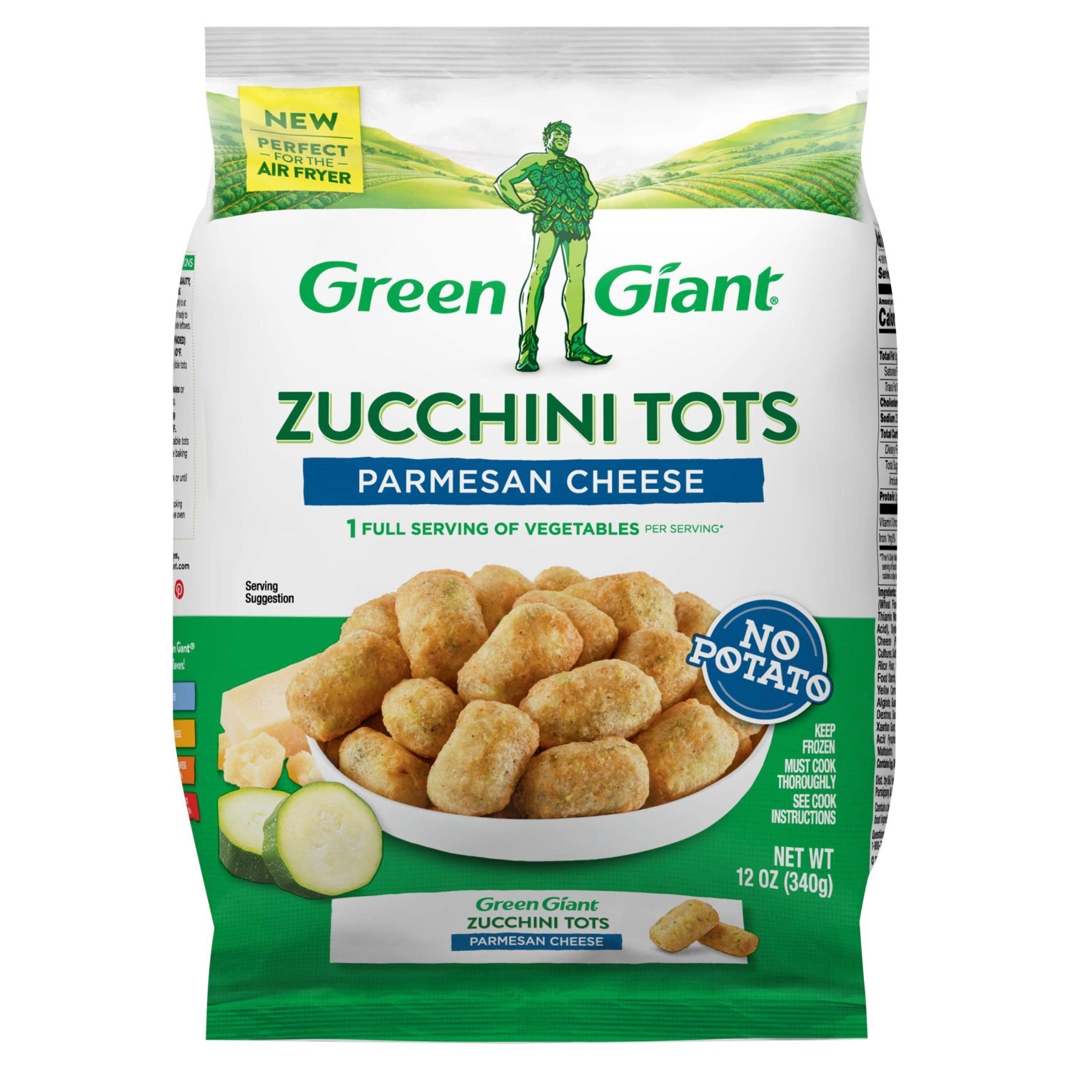 Green Giant Parmesan Cheese Zucchini Tots, 12 oz Image 1 of 4