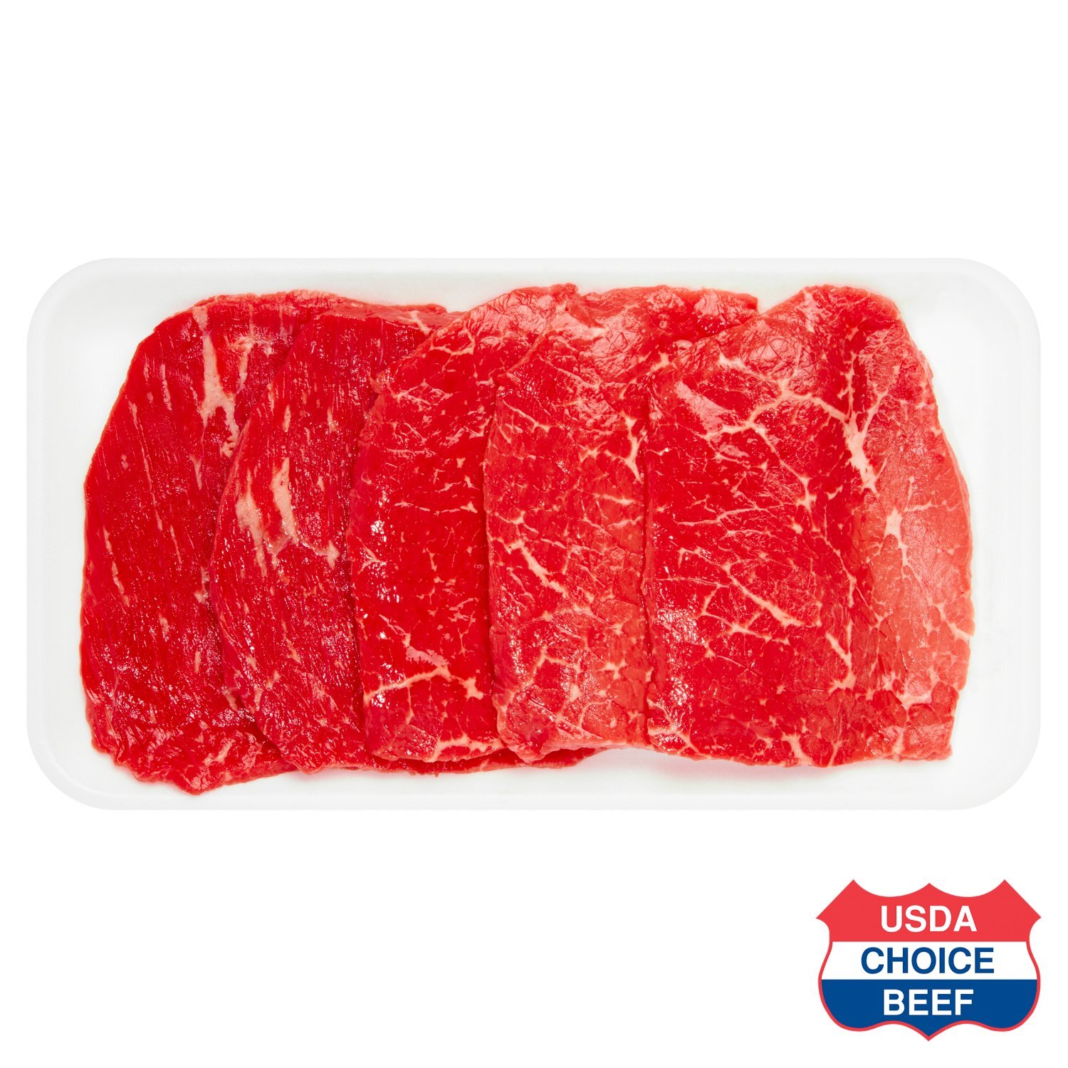 USDA Choice Beef Round Sandwich Steaks, Boneless, Average Weight 1 lb Pack Image 1 of 6