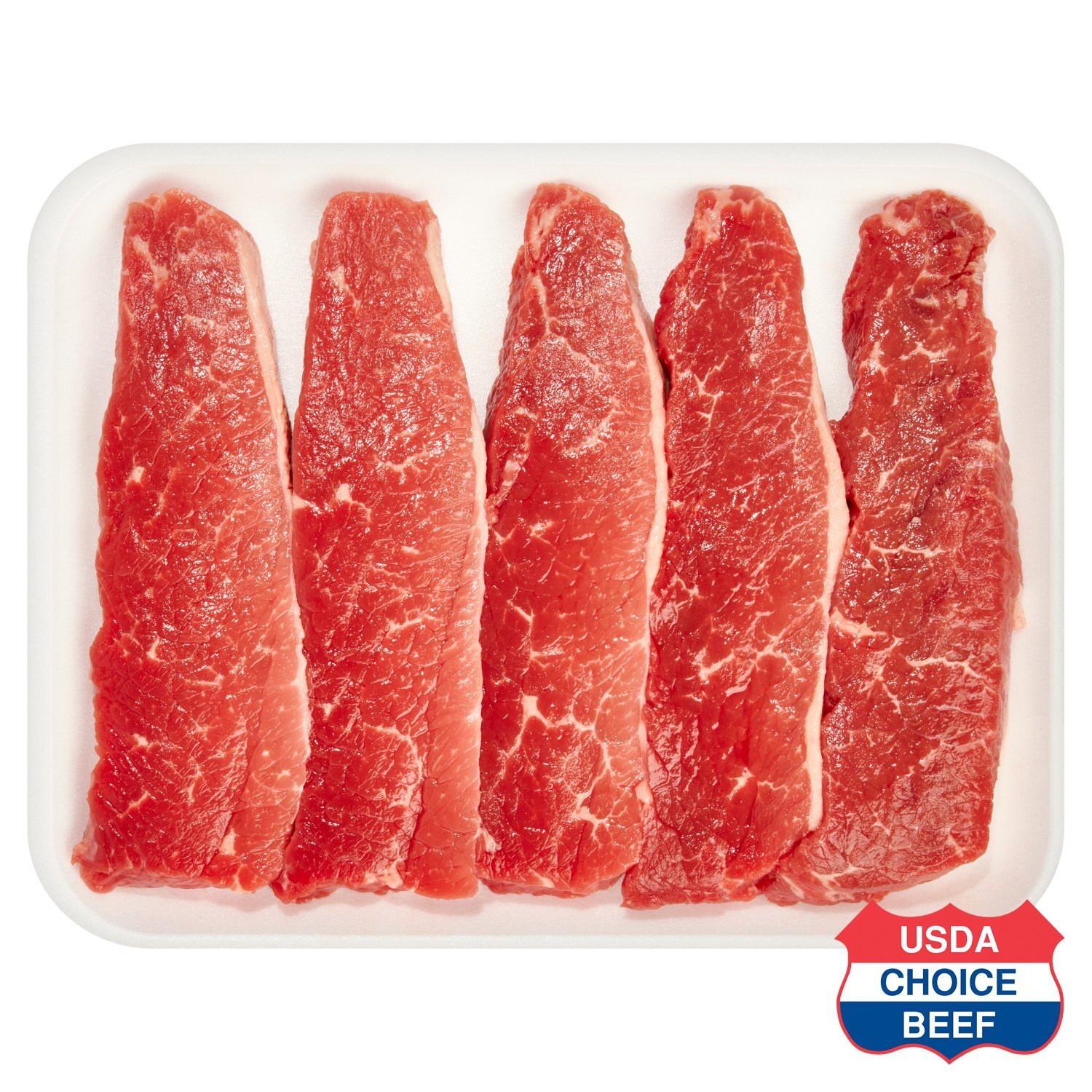 USDA Choice Beef Chuck For Pepper Steaks, Boneless, Average Weight 1 lb Pack Image 1 of 6